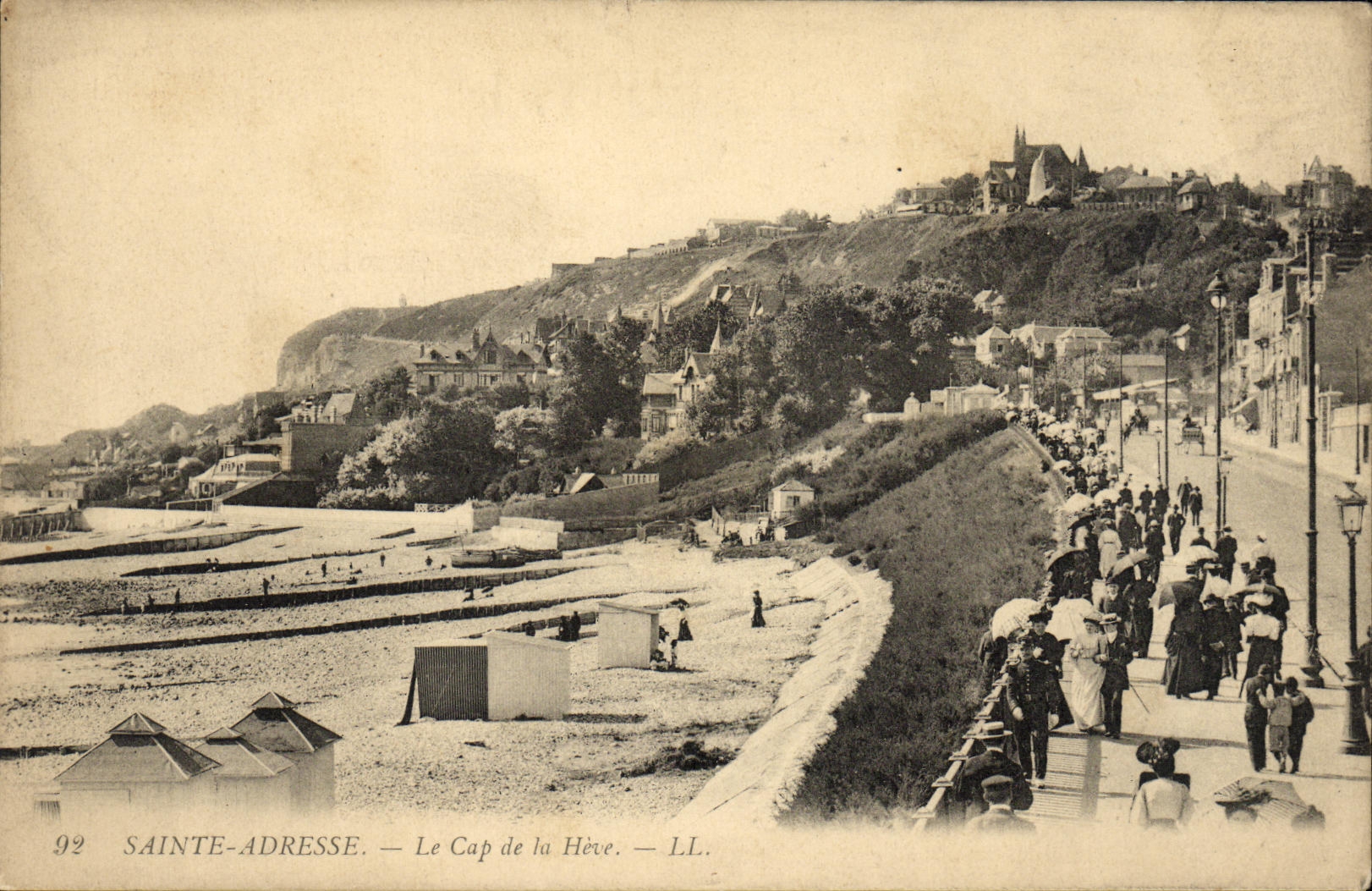 VINTAGE POSTCARD Sainte Address the Cape of Heve