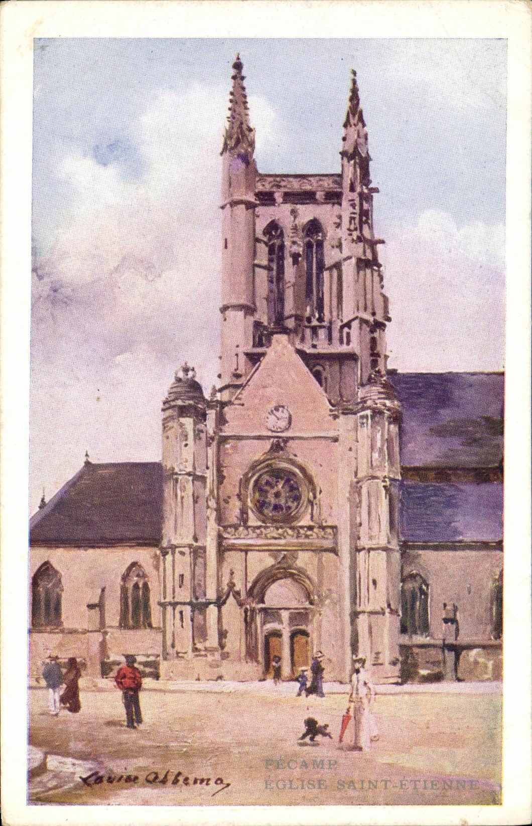 CPA Fecamp Eglise Sainte Etienne 