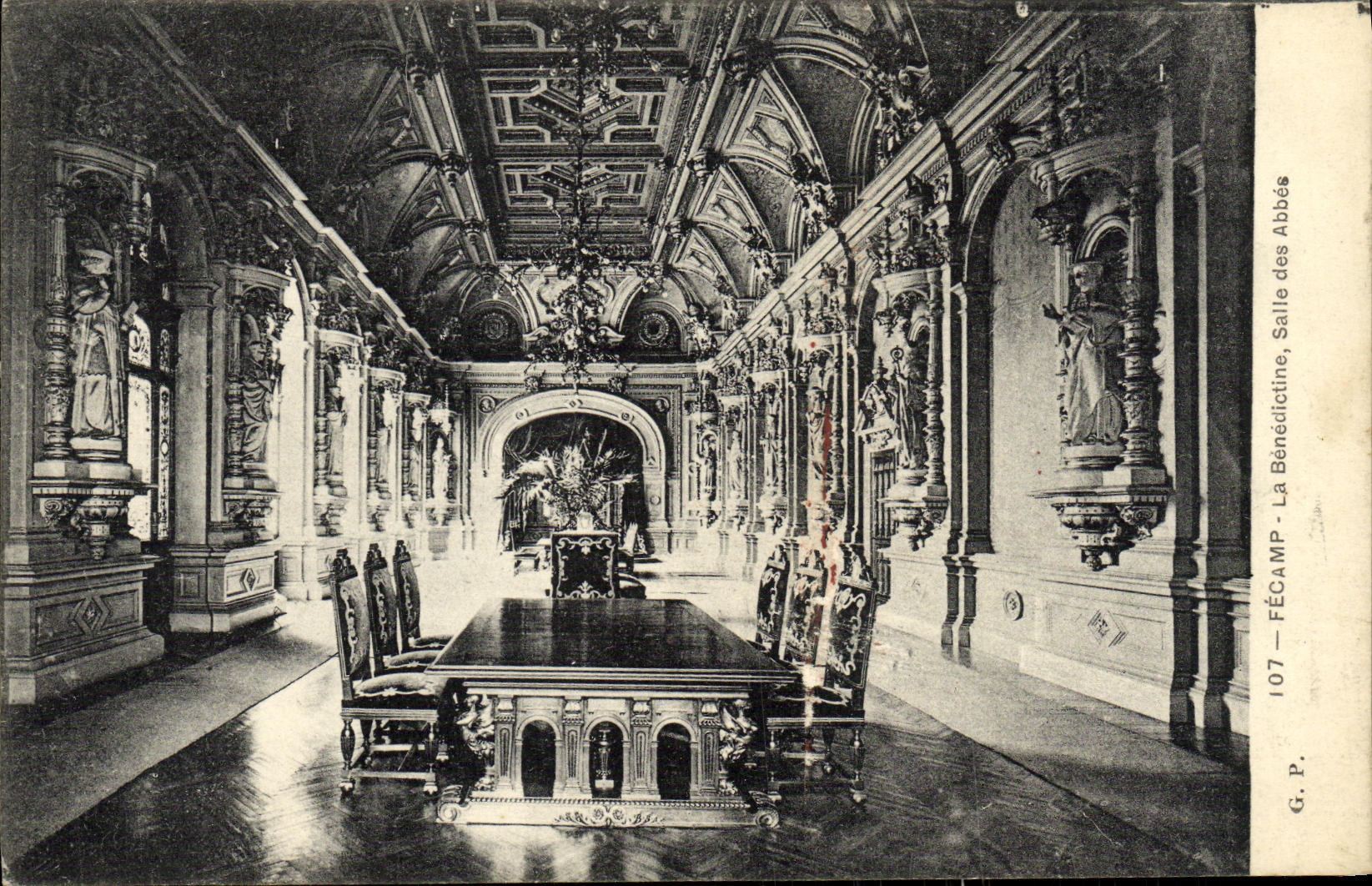 CPA Fecamp La Benedictine Salle des Abbes
