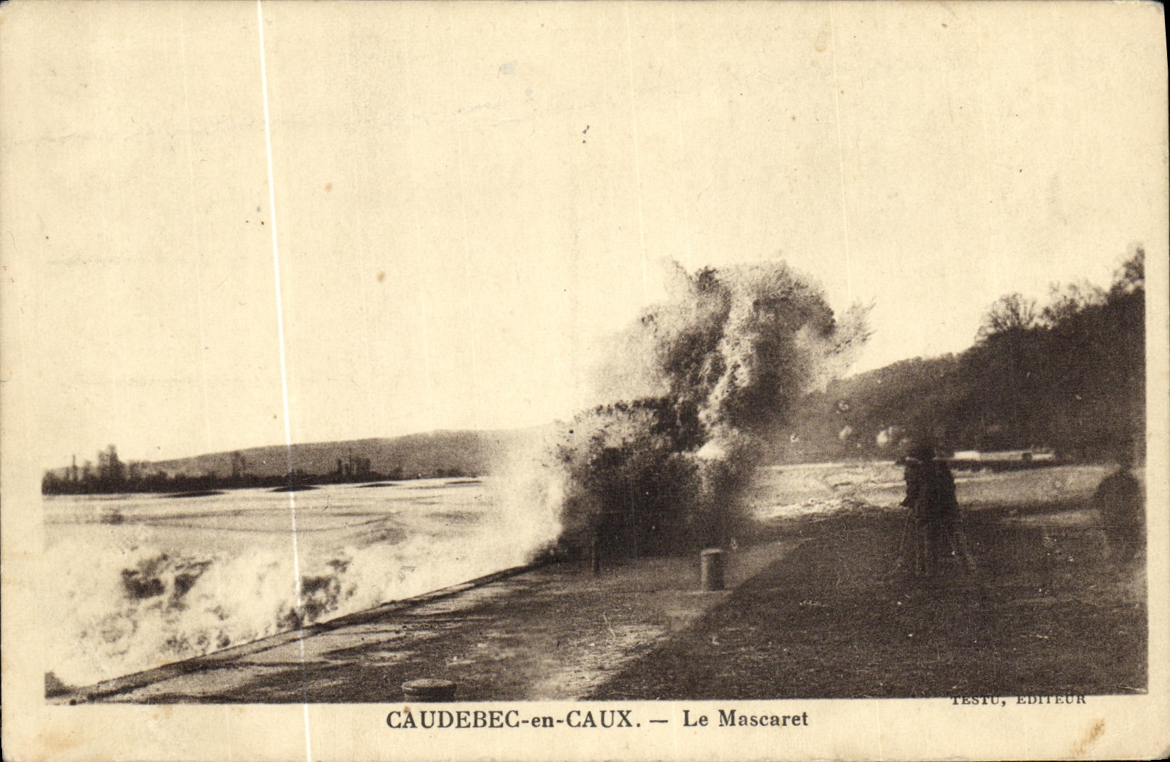 CPA Caudebec en Caux Le Mascaret