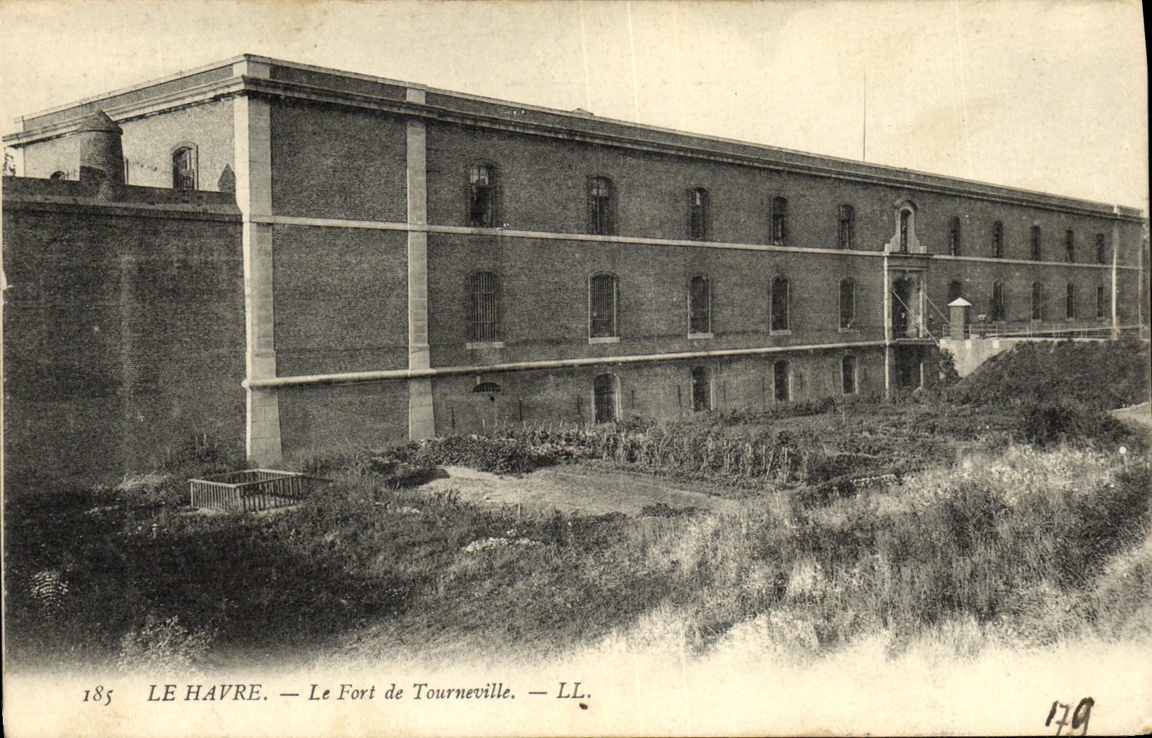 POSTAL Le Havre de la VENDIMIA Fort el De Tourneville