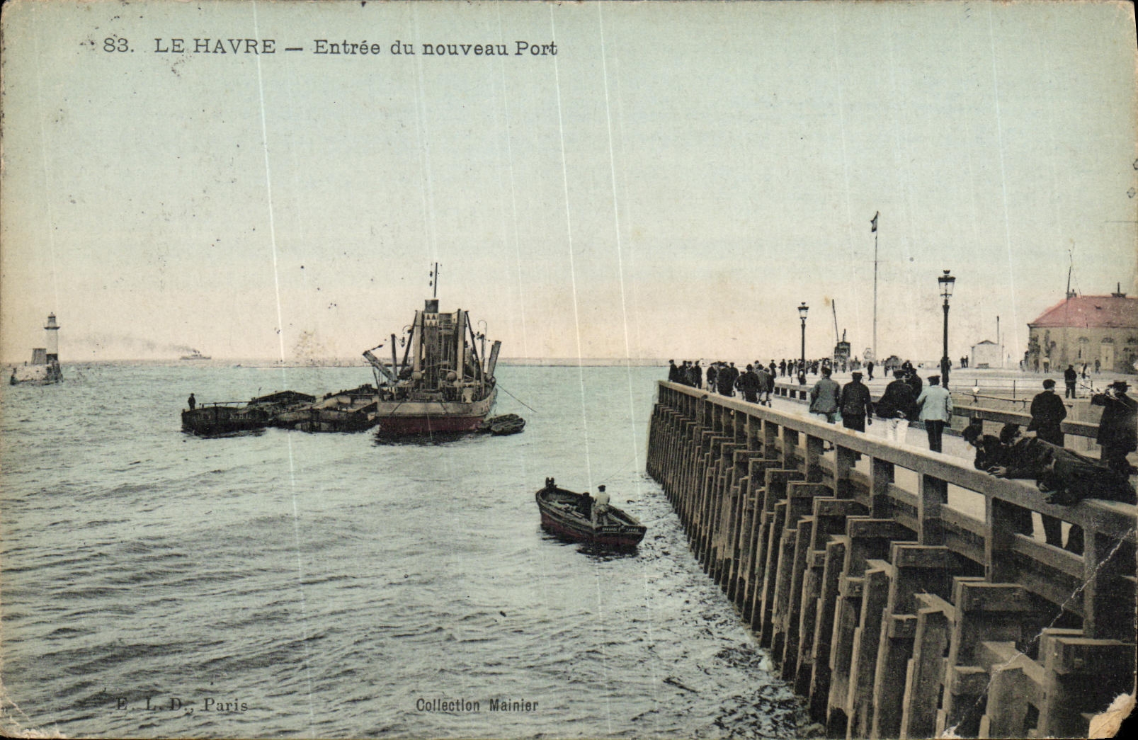 CPA Le Havre Entree du Nouveau Port