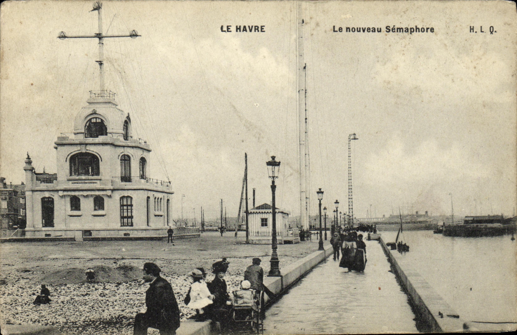 CPA Le Havre Le Nouveau Semaphore