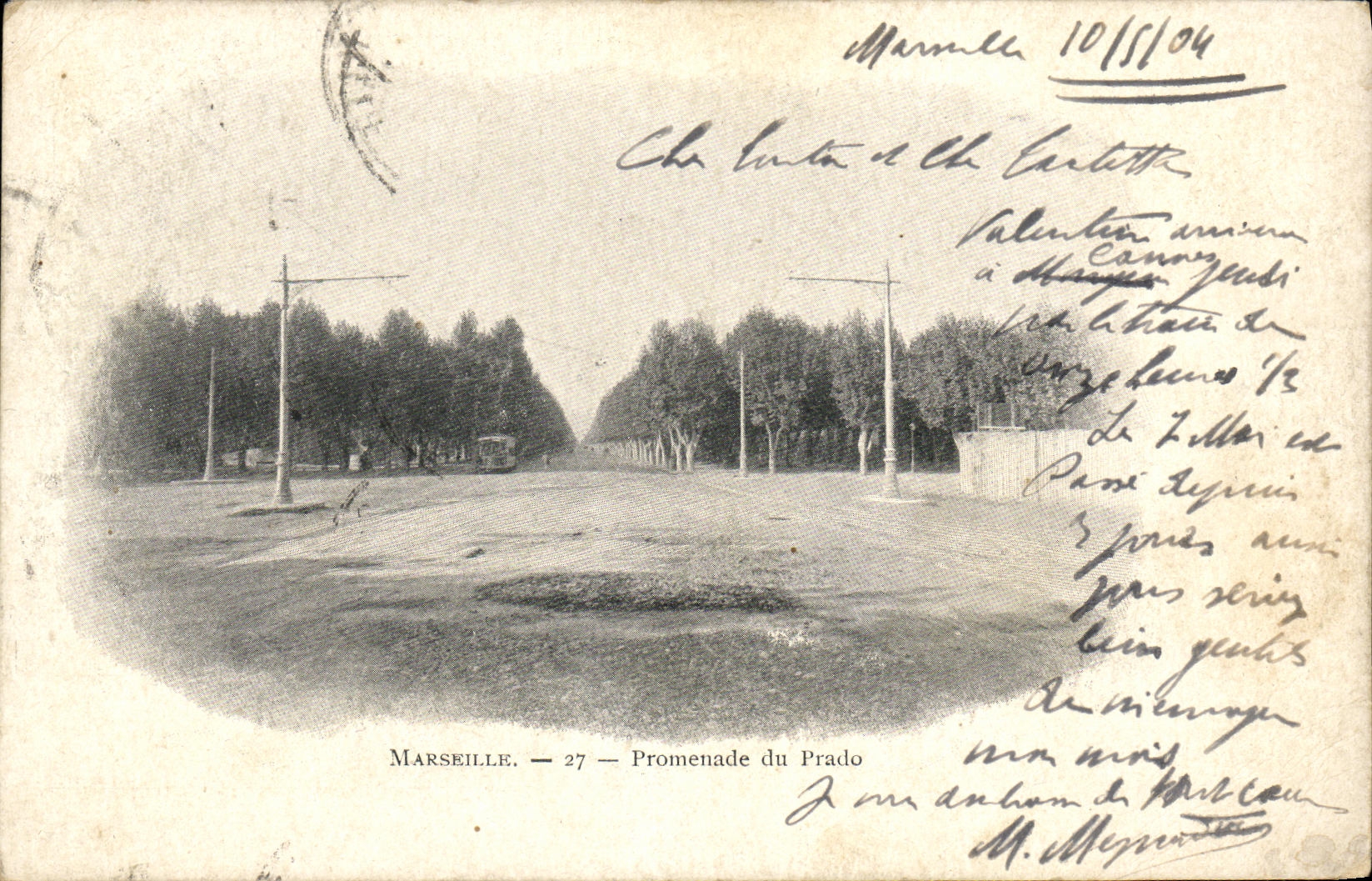 CPA Marseille Promenade du Prado