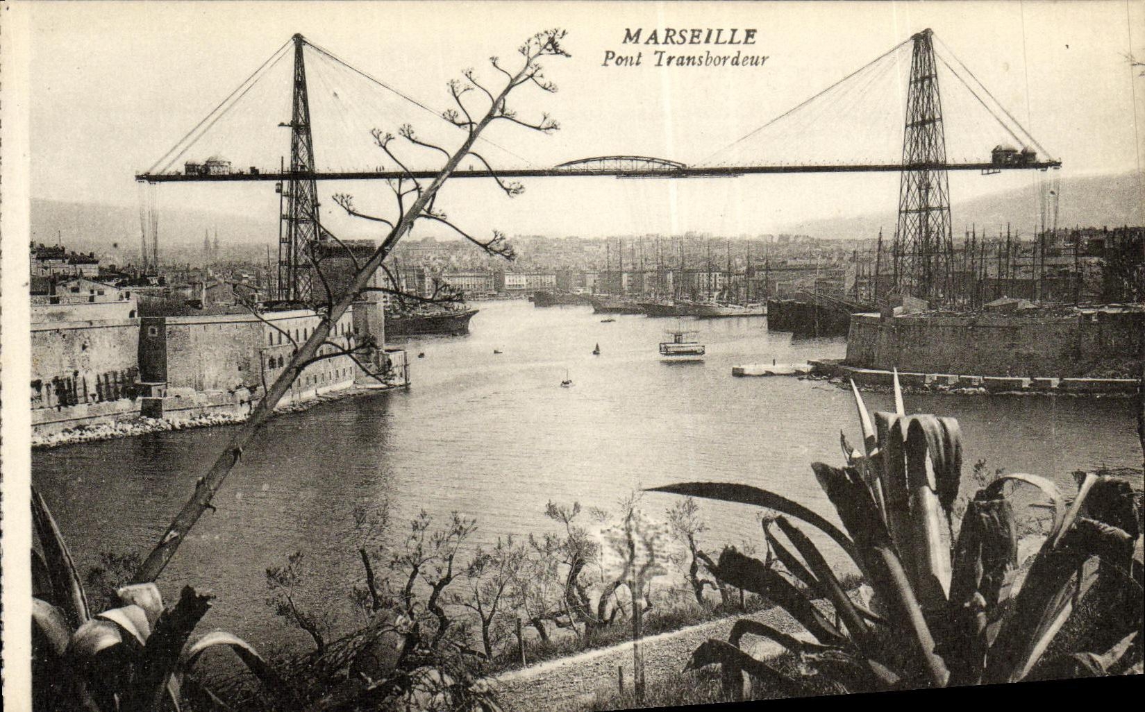 Puerto del transportador de Marsella de la POSTAL de la VENDIMIA