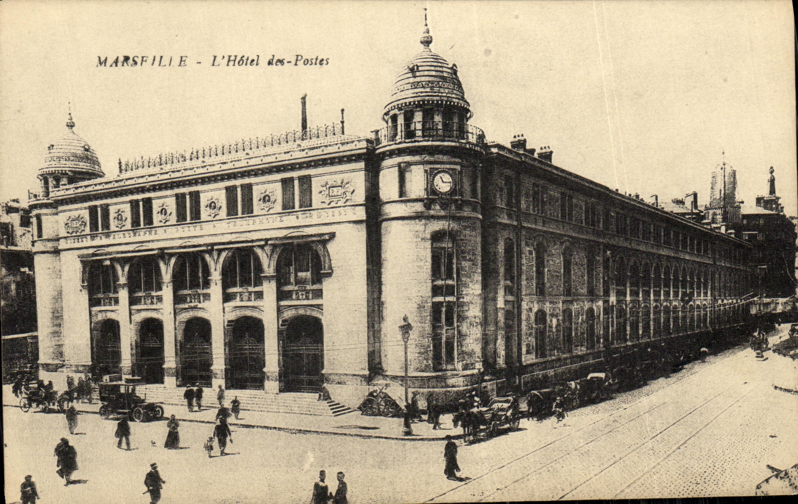 CPA Marseille L Hotel des Postes