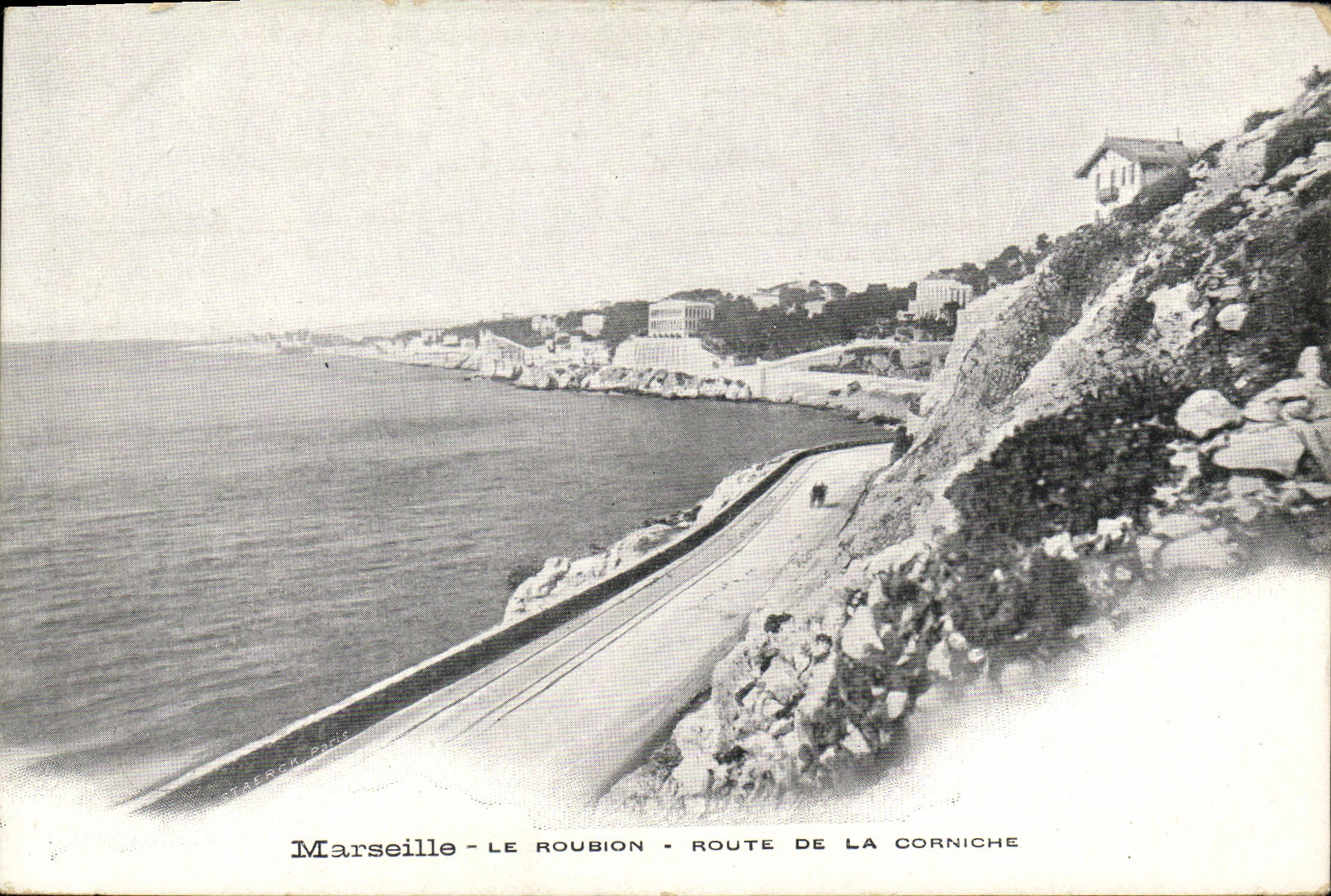 CPA Marseille Le Roubion Route de la Corniche