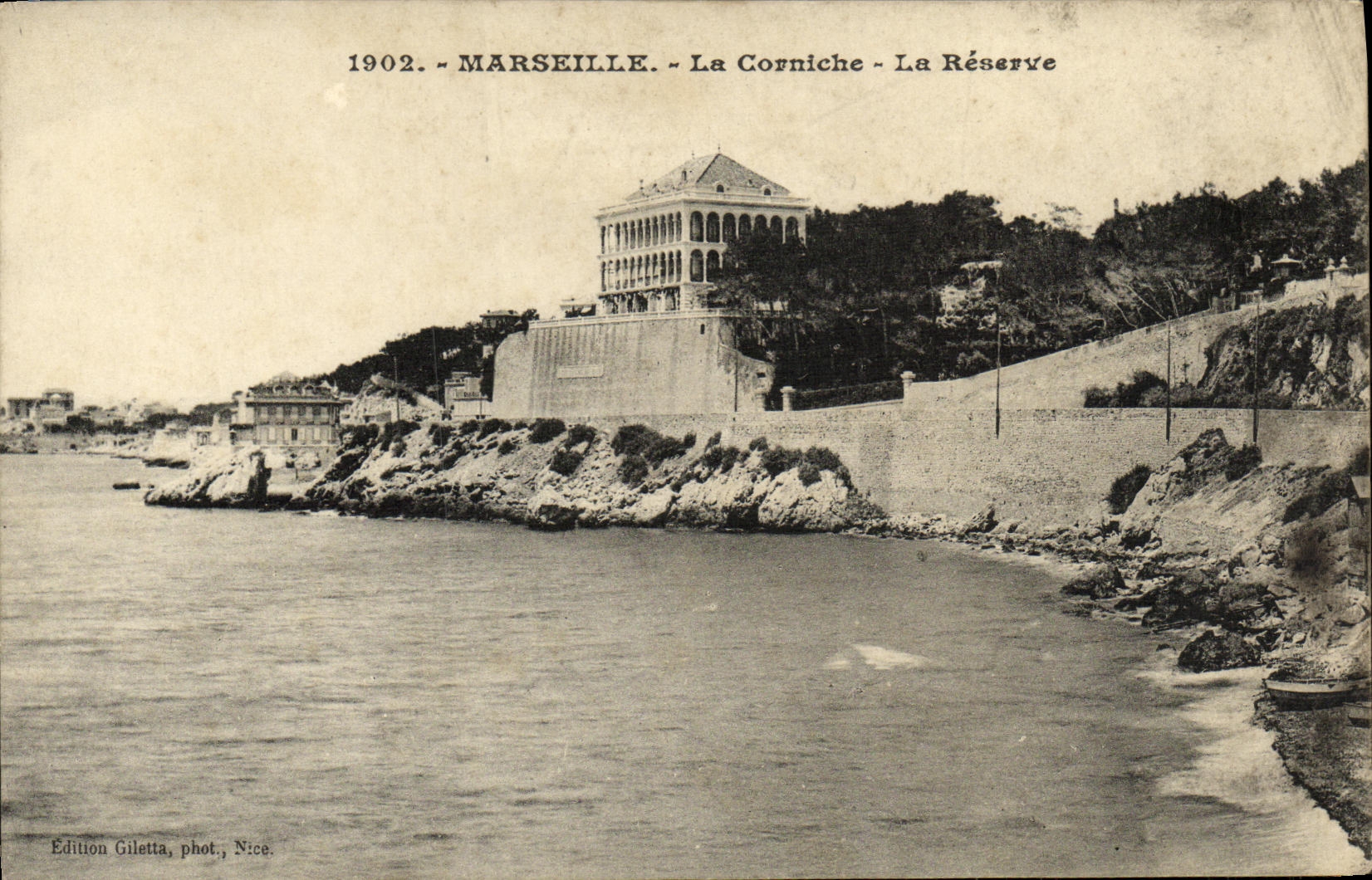 CPA Marseille La Corniche La Reserve