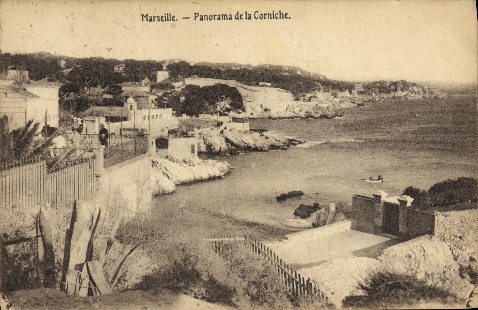 CPA Marseille Panorama de la Cornicche