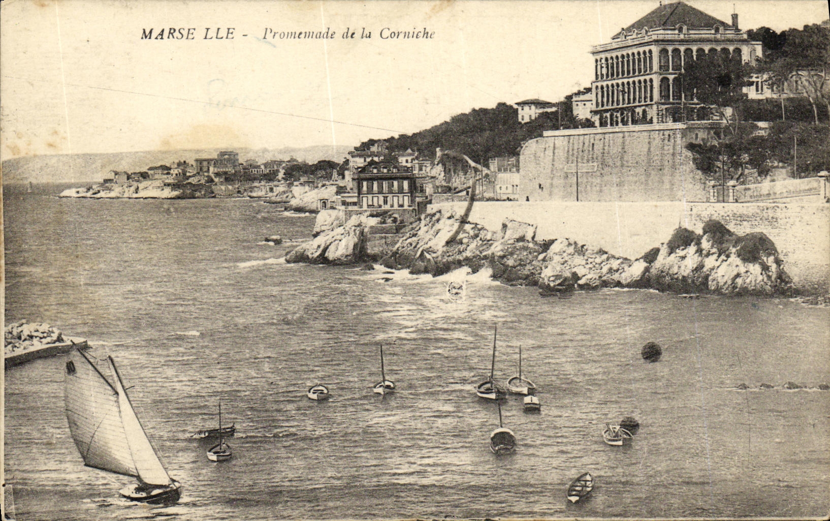 CPA Marseille Promemade de la Corniche