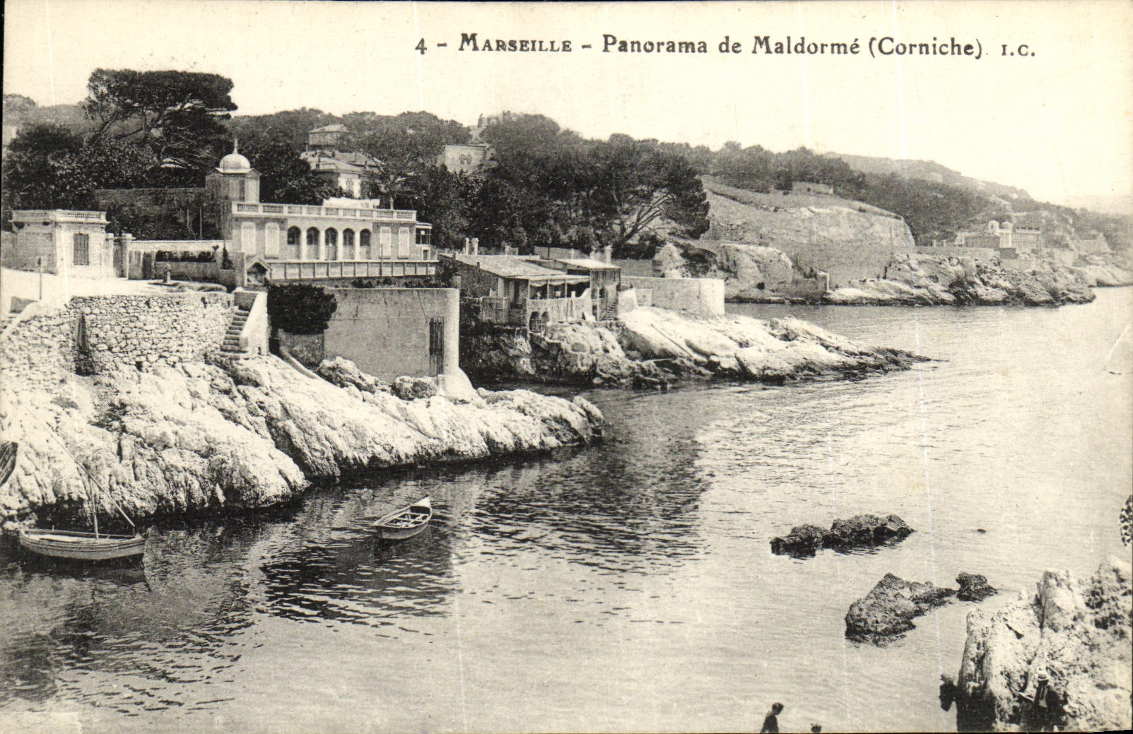 CPA Marseille Panorama de Maldorme Corniche