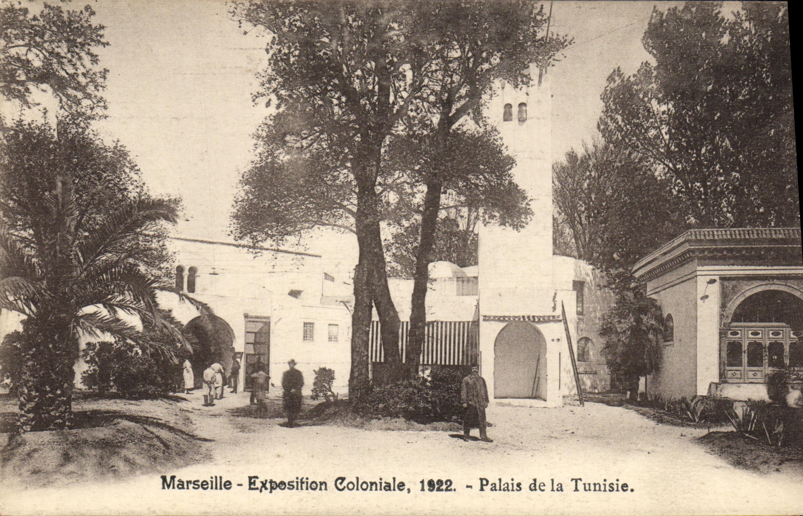 CPA Marseille Exposifion Coloniale 1922 Palais le La Tunisie