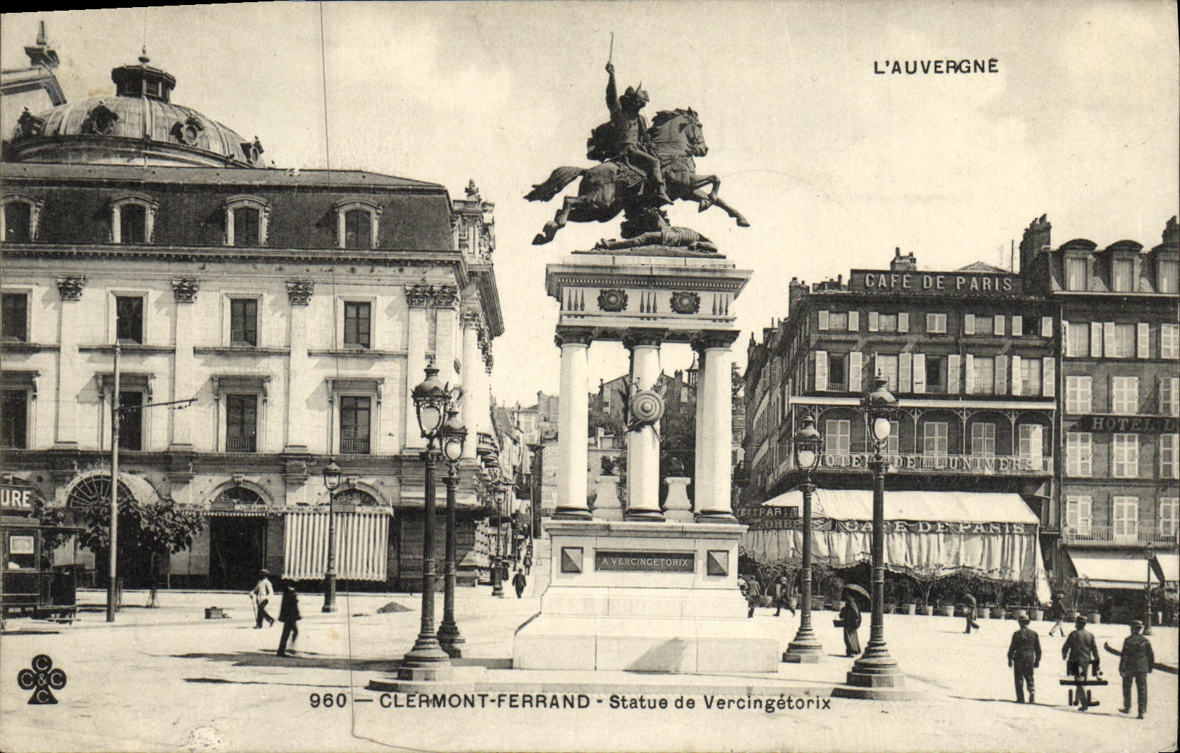 Reglas de Cleamont Ferrand de la POSTAL de la VENDIMIA de Vercingetoix