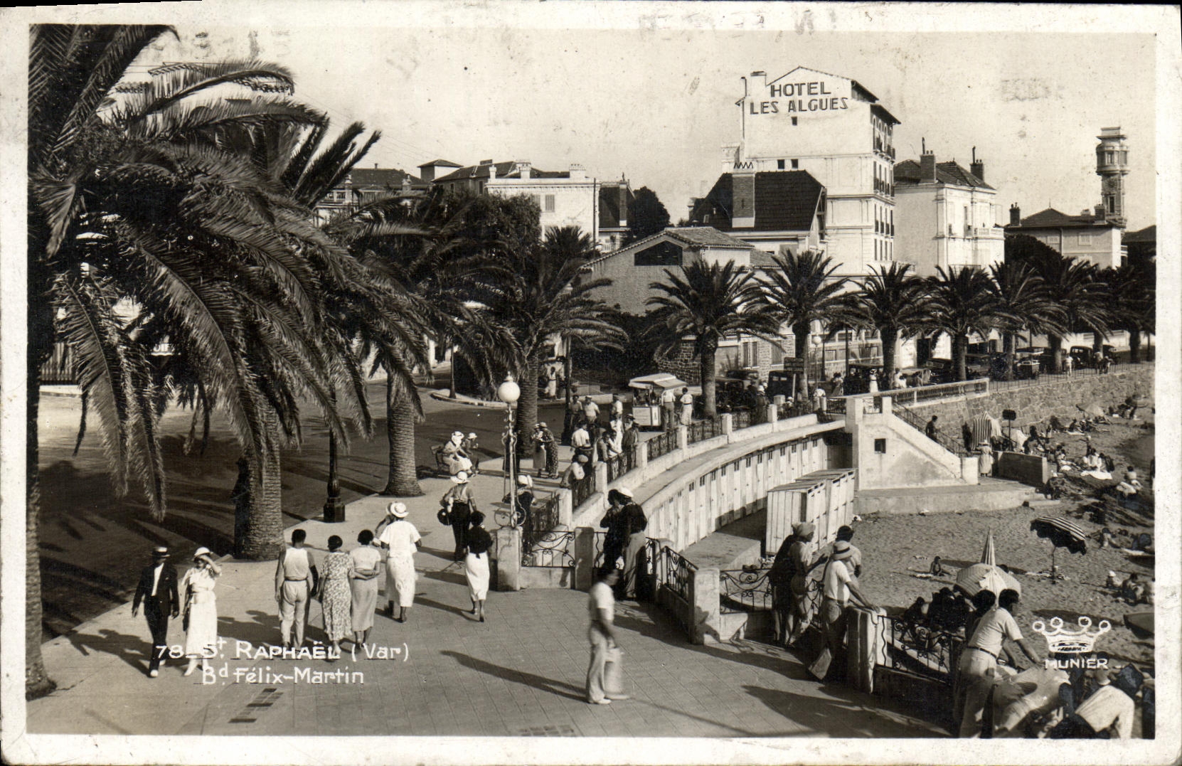 Hotel de Felix Martin de la base de datos de Raphael del St de la POSTAL de la VENDIMIA de las algas
