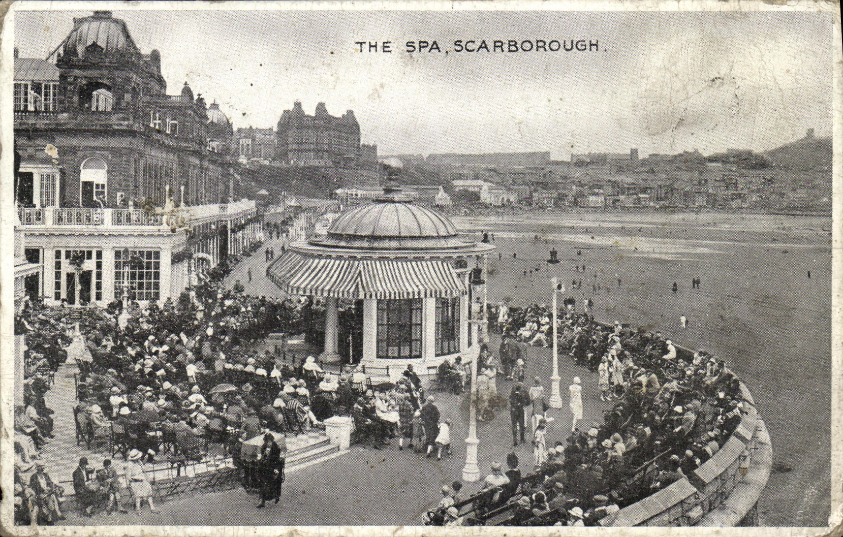 POSTAL de la VENDIMIA el balneario Scarbough