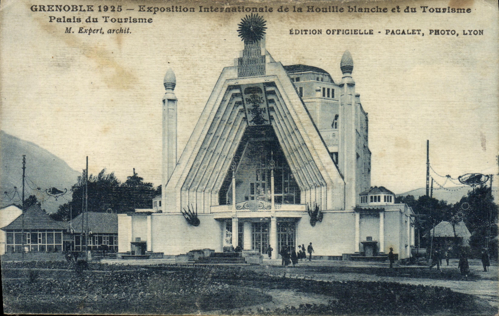 CPA Grenoble Exposition Interationale de la Houille Blanche et du Tourisme Palais du tourisme