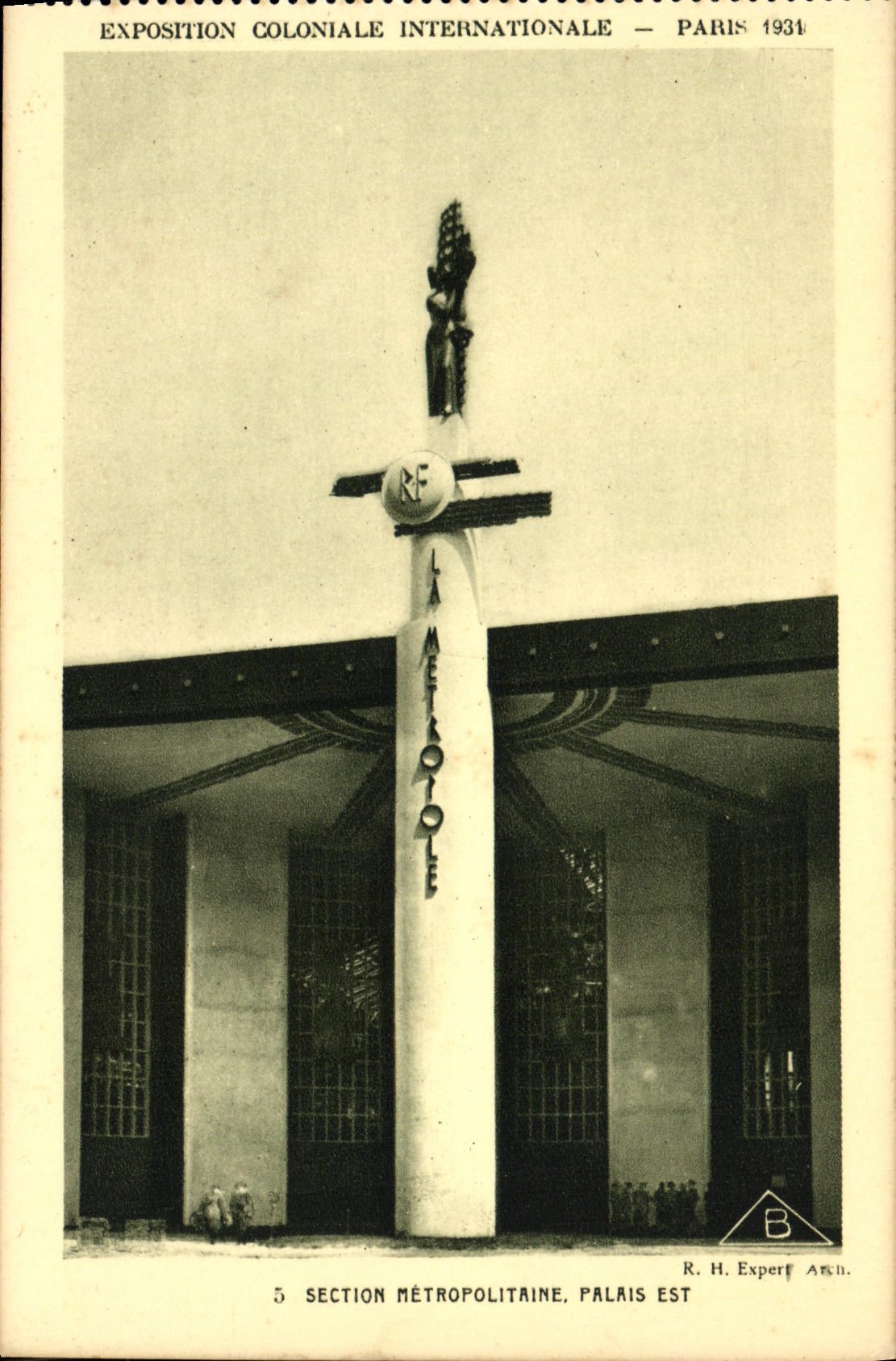 CPA Expostion Coloniale Internationale Paris 1931 Section metropolitaine Palais Est