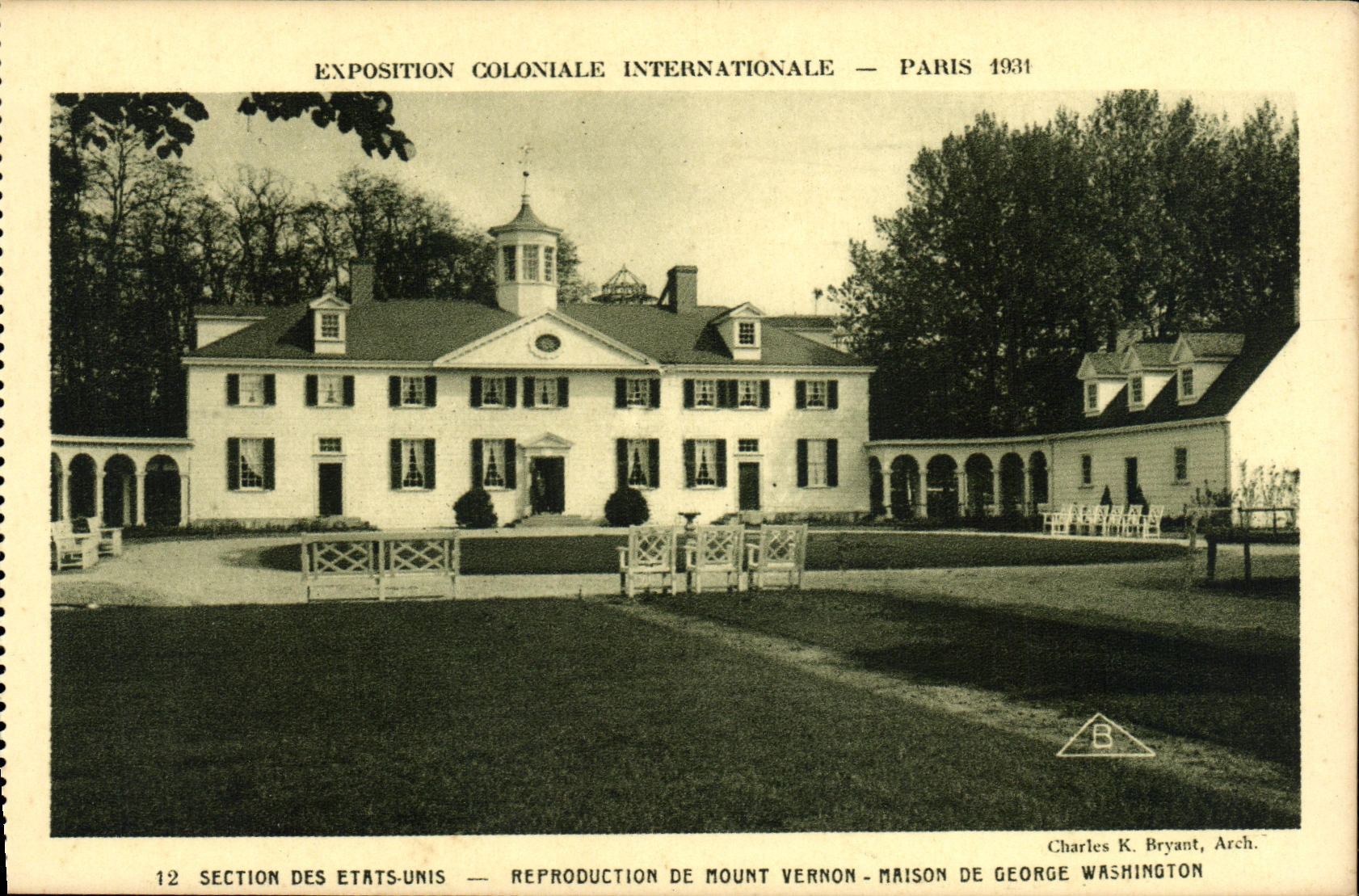 CPA Expostion Coloniale Internationale Paris 1931 Sections des Etats Unis Washington