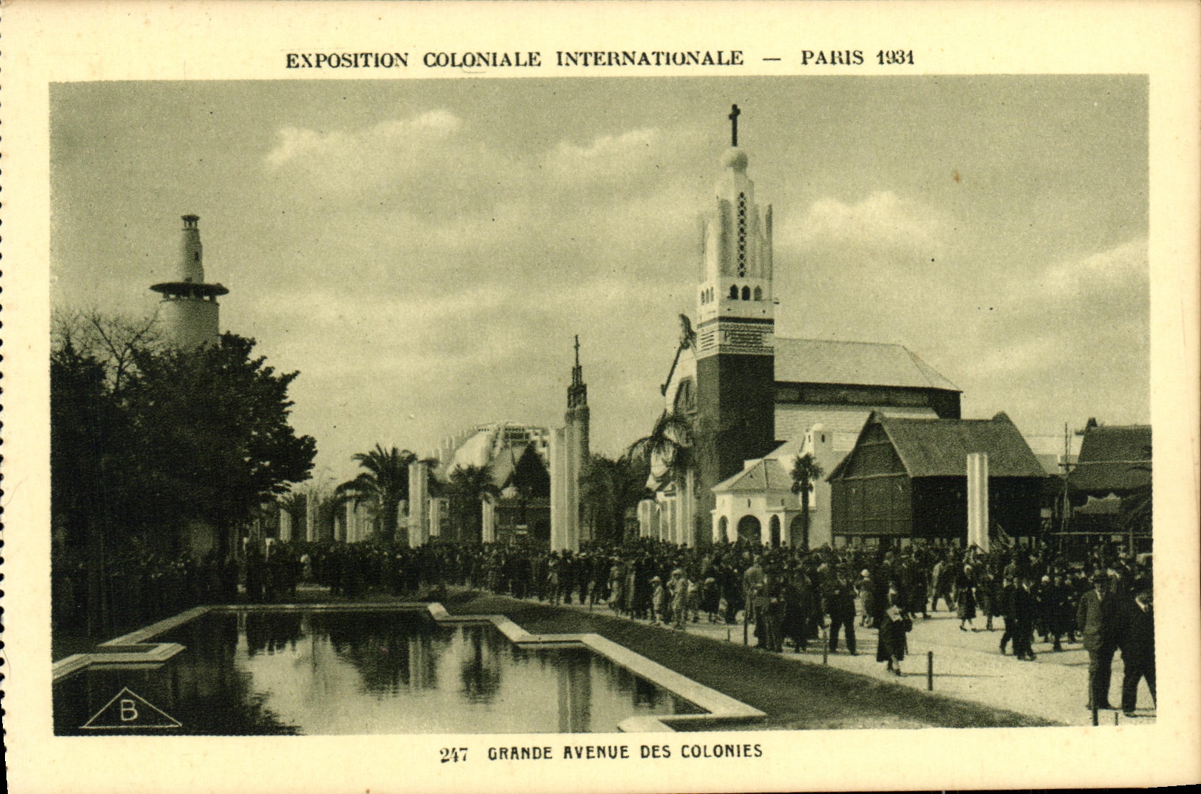 CPA Expostion Coloniale Internationale Paris 1931 Grande avenue des colonies