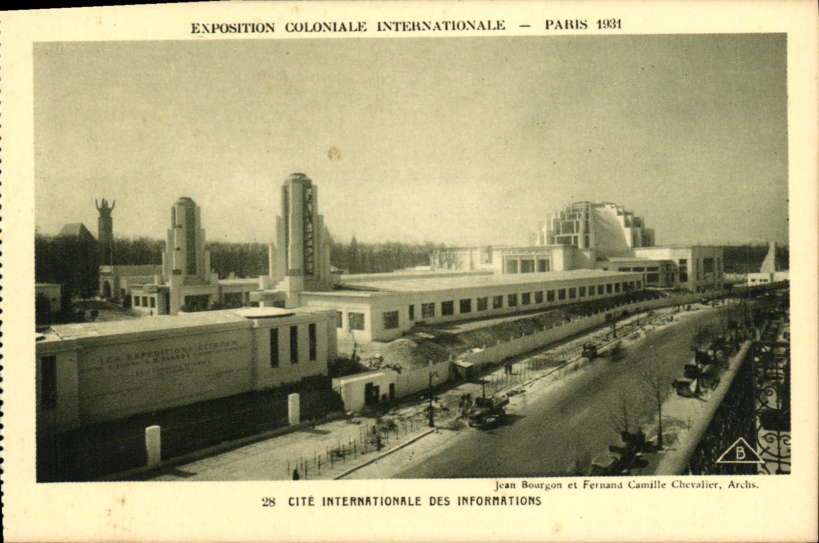 CPA Expostion Coloniale Internationale Paris 1931 Cite internationale des informations