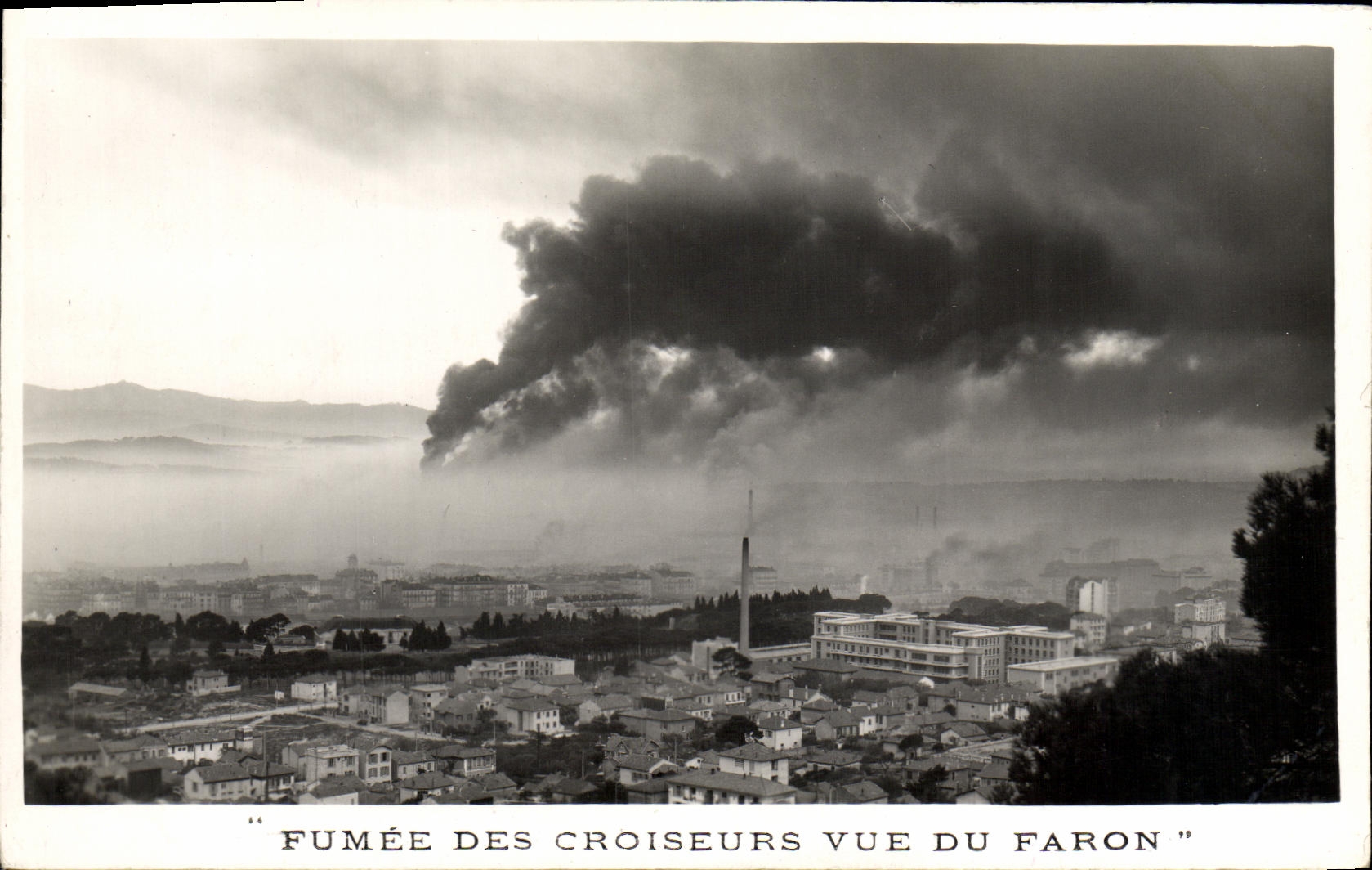 MODERN CARD Boat War Smoked of the Cruisers seen of Faron