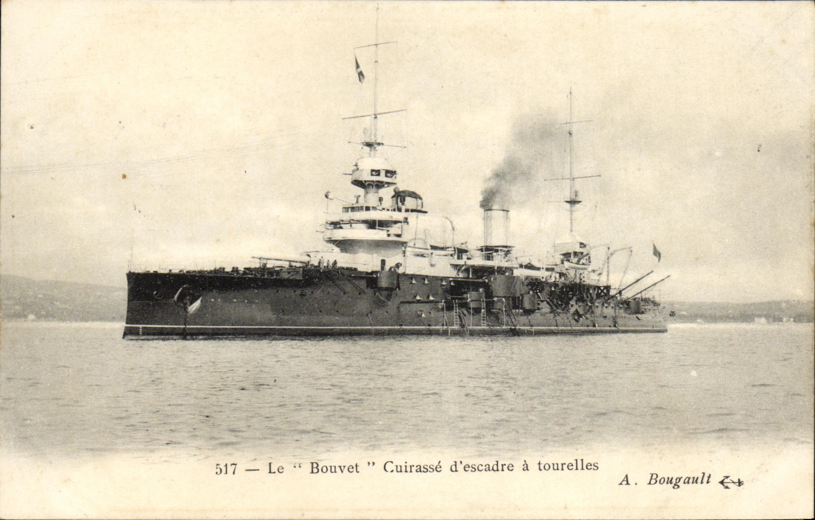 VINTAGE POSTCARD Bateau War the Grooving plane Armours D squadron has turrets