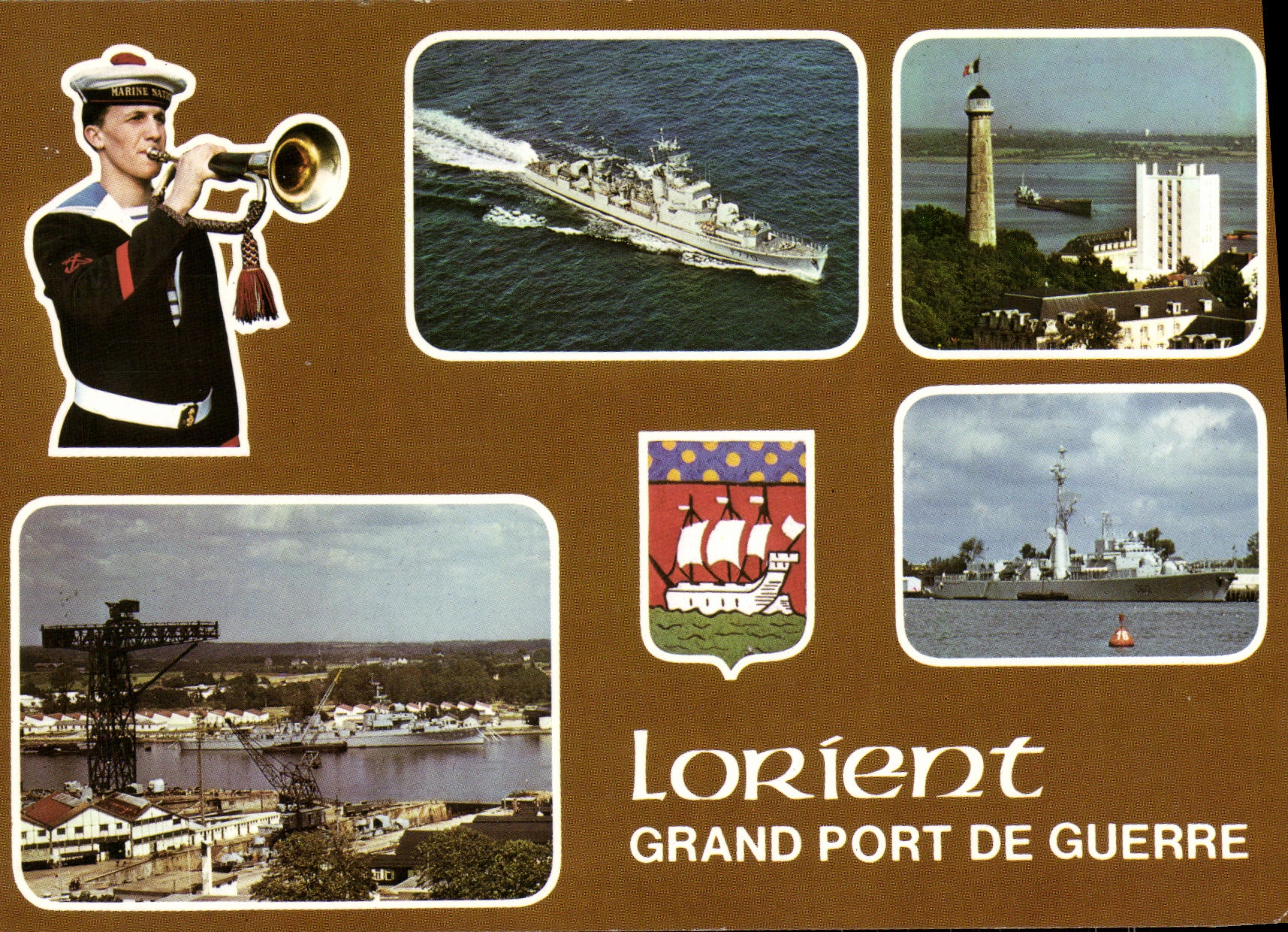 CPM Bateau Guerre Lorient Grand Port De Guerre