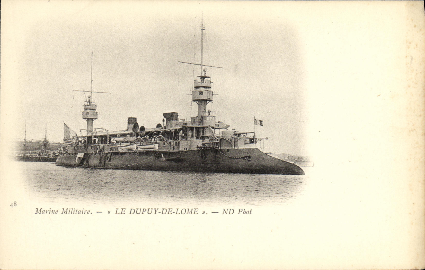 VINTAGE POSTCARD Boat War Navy Dupuy Of Lome