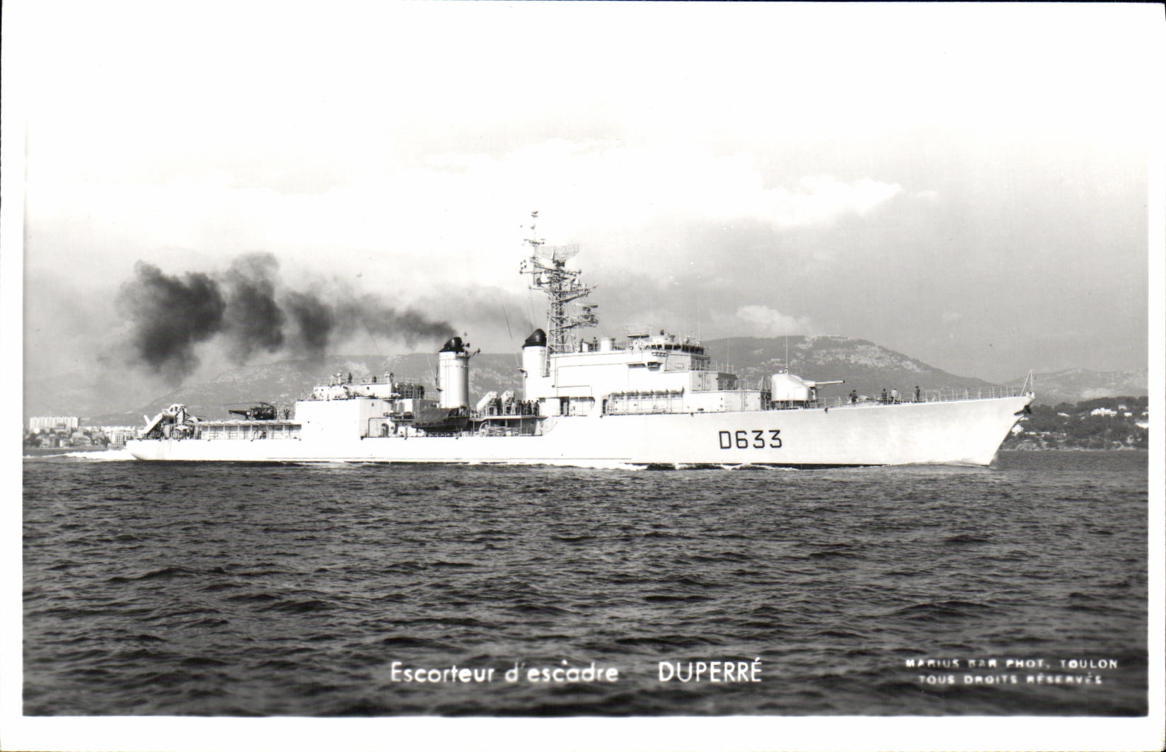 MODERN CARD Boat War Escort ship D Duperre squadron