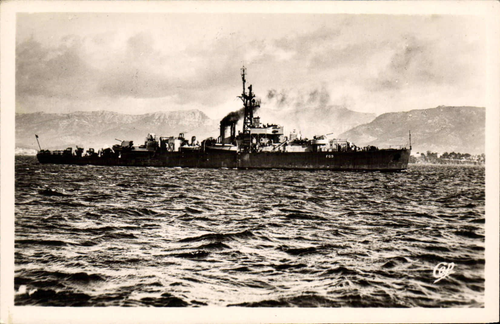 MODERN CARD Boat War Frigate Skirmish