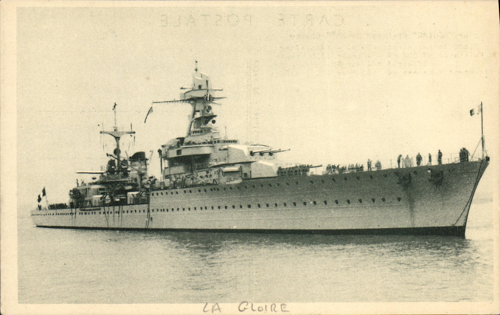 VINTAGE POSTCARD Boat War Glory