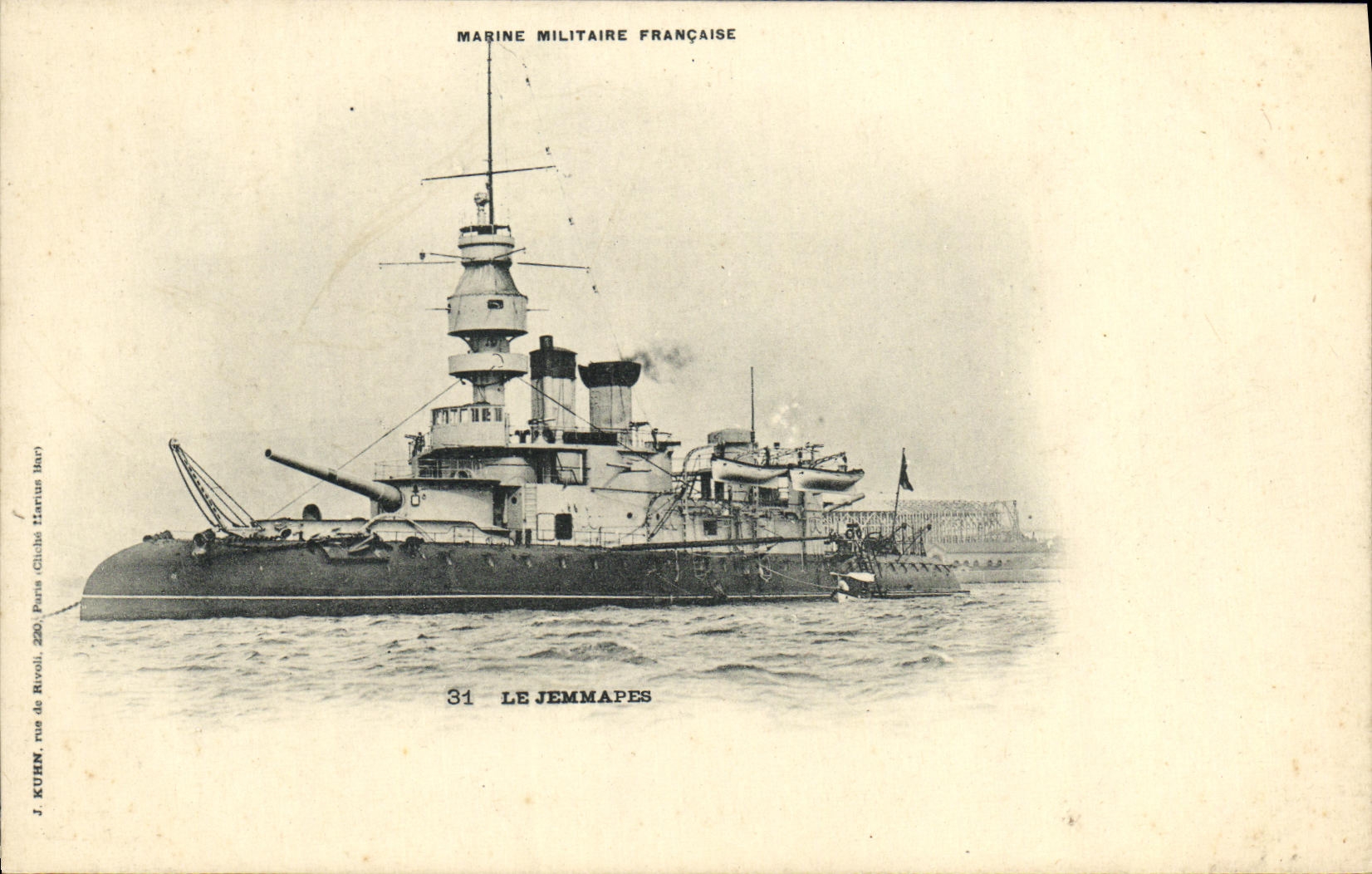 VINTAGE POSTCARD Boat Jammapes