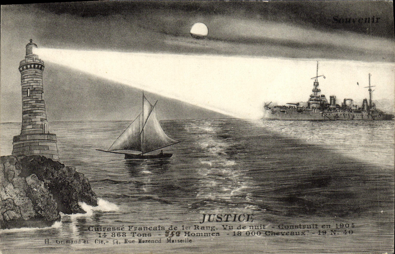 CPa Justice armours D squadron of 15000 Vu tons of Phare night