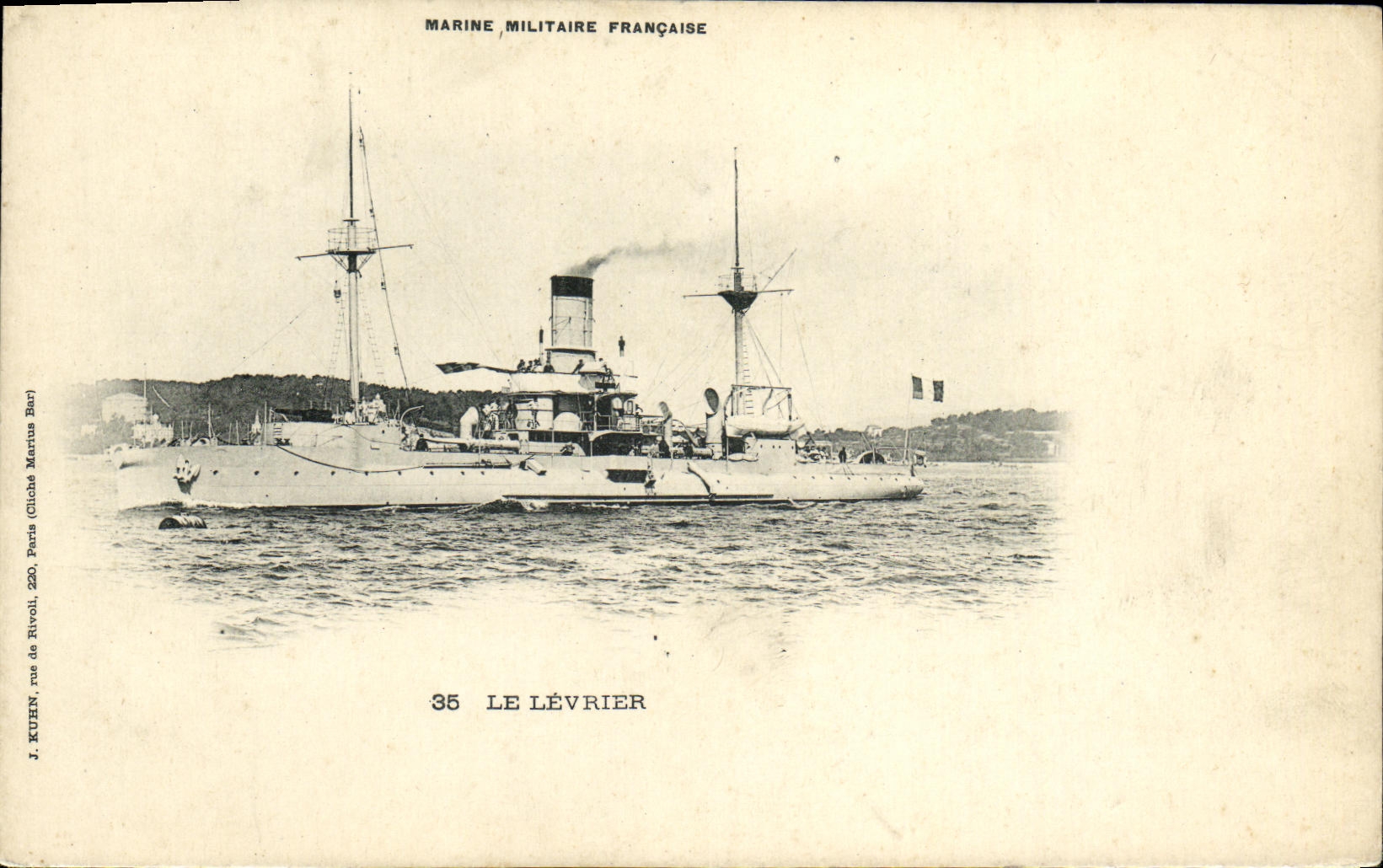 VINTAGE POSTCARD Boat Navy the greyhound