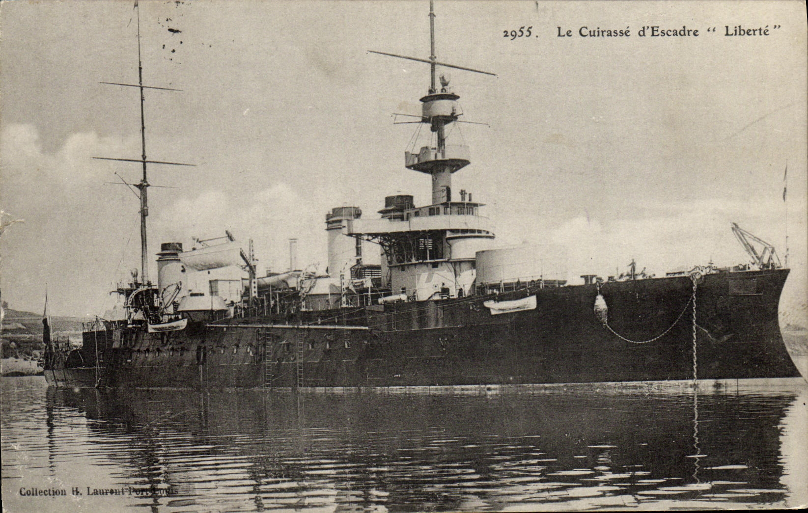 VINTAGE POSTCARD Bateau Armours D Liberte squadron