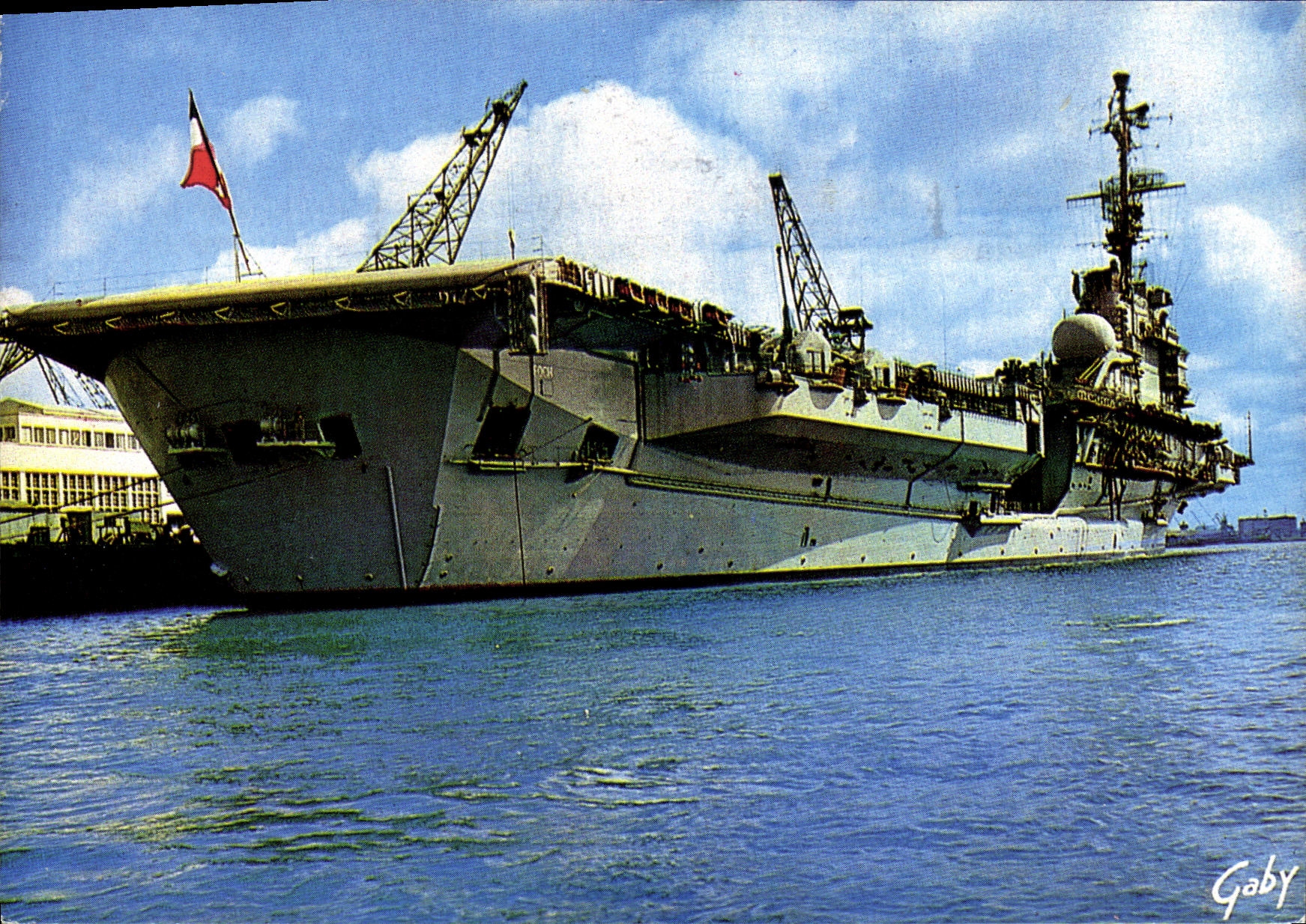 MODERN CARD Bateau Carries Fich planes