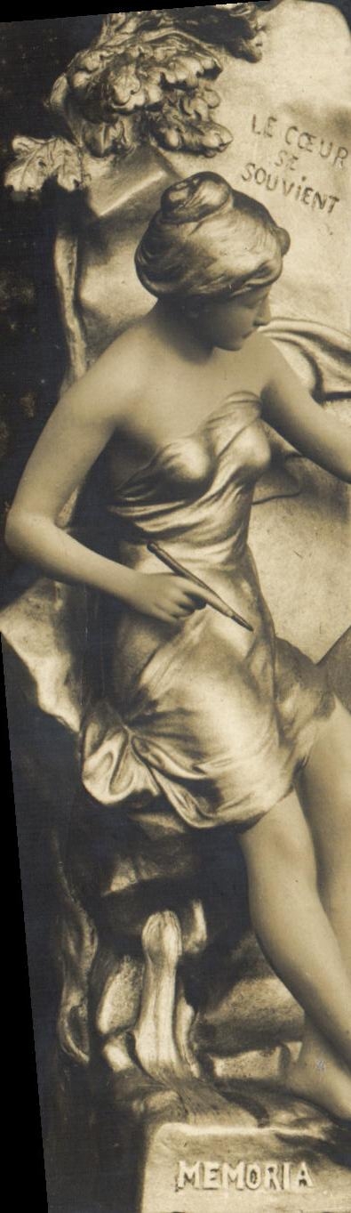 Image boat Souvenir Mrs Veuve Levavasseur to honor the report with his/her husband died on Provence Boat 1916