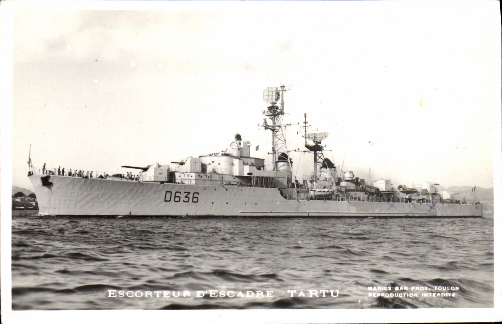 MODERN CARD Boat War Escort ship D Tartu squadron