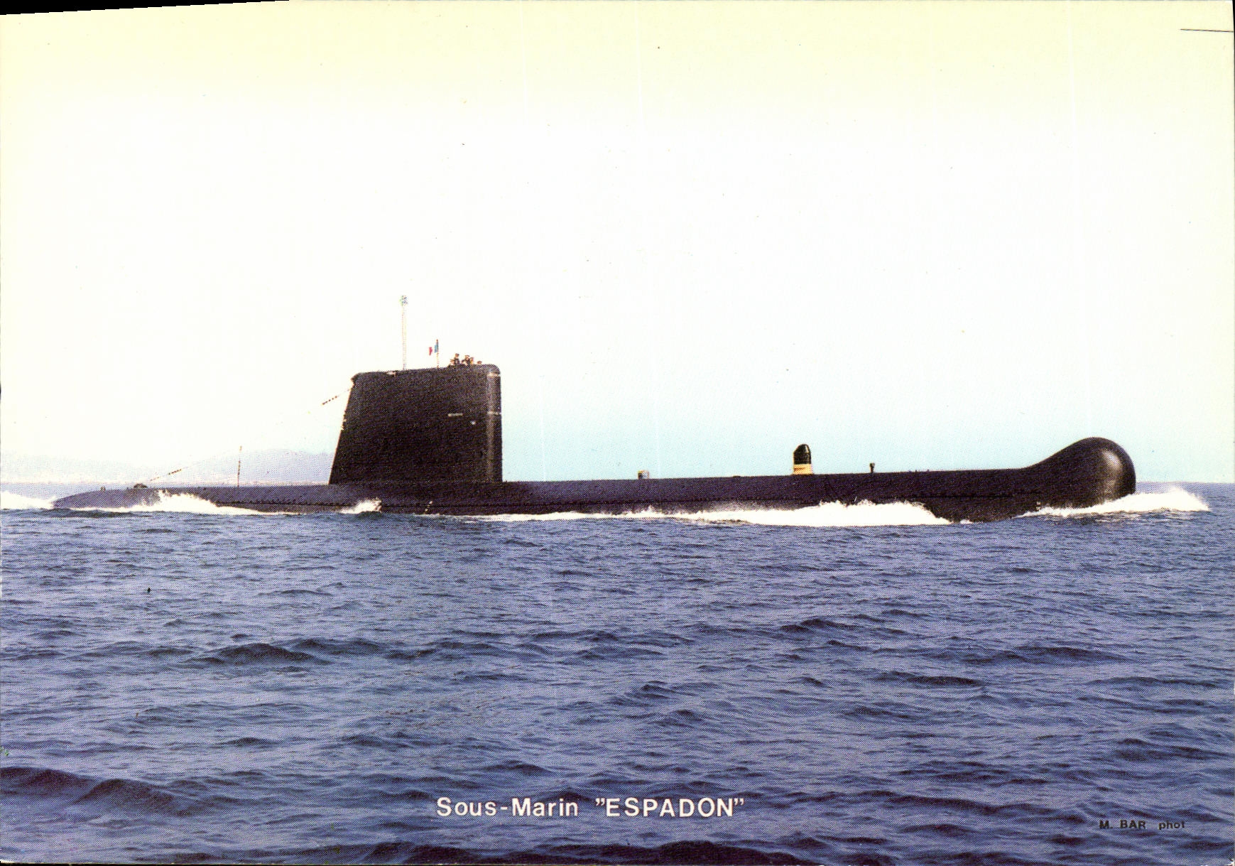 MODERN CARD Boat War Submarine Swordfish