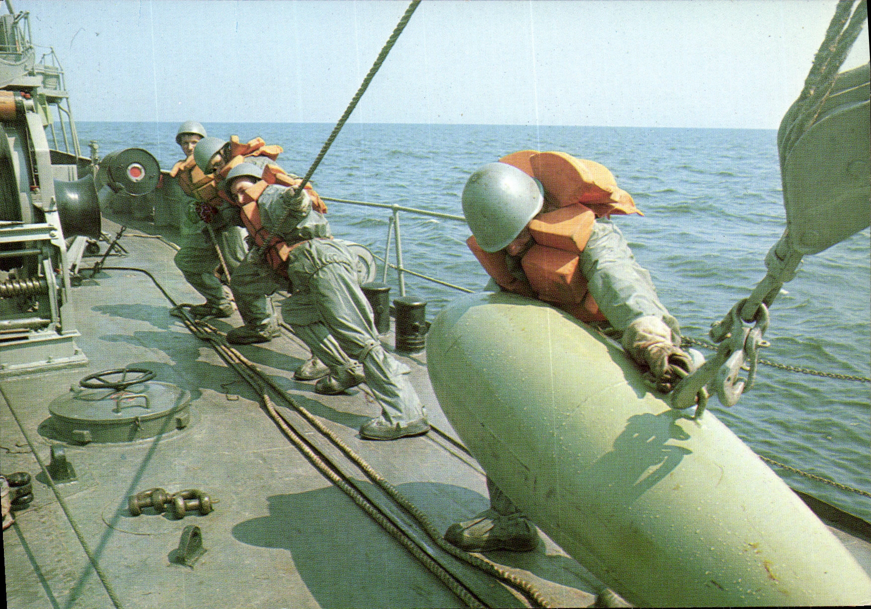 MODERN CARD Boat Ludowe Wojsko Polskie Poland