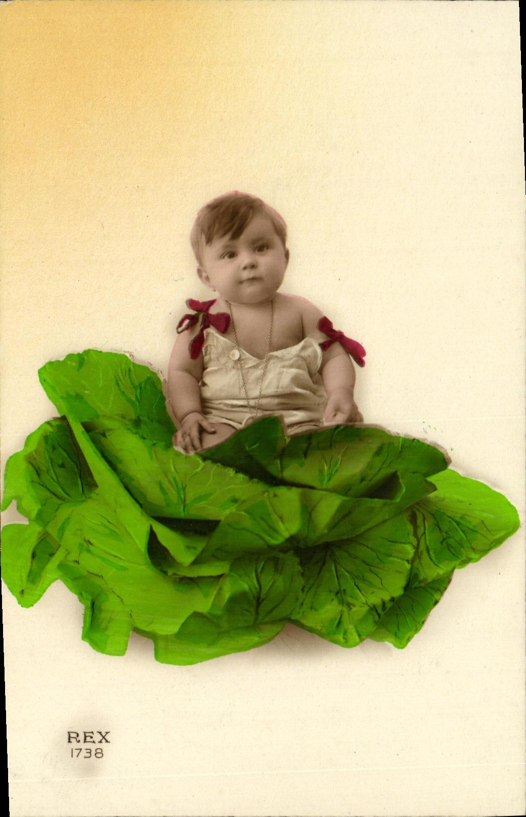 CPA Fantaisie Enfant chou 