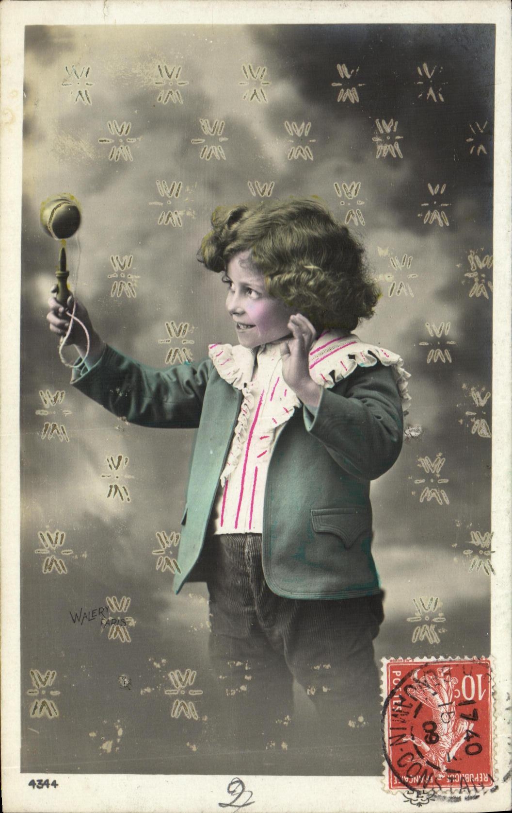 CPA Fantaisie Enfant Magicien Magie