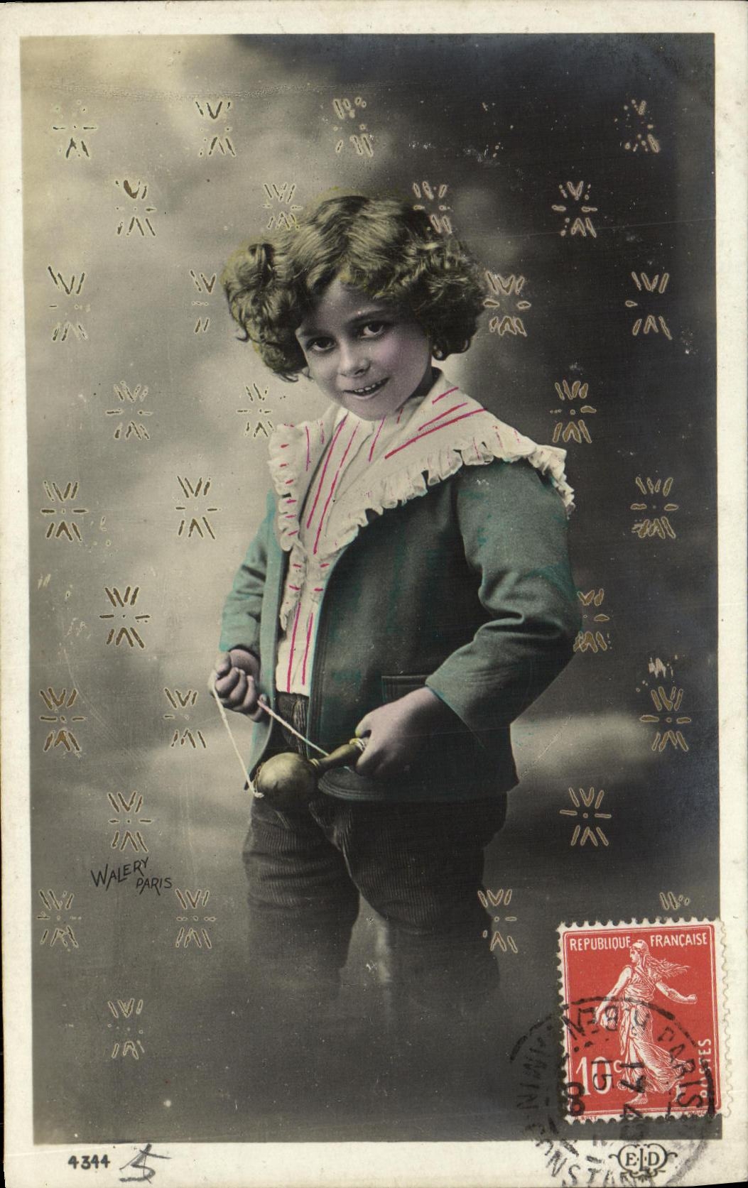 CPA Fantaisie Enfant Magicien Magie