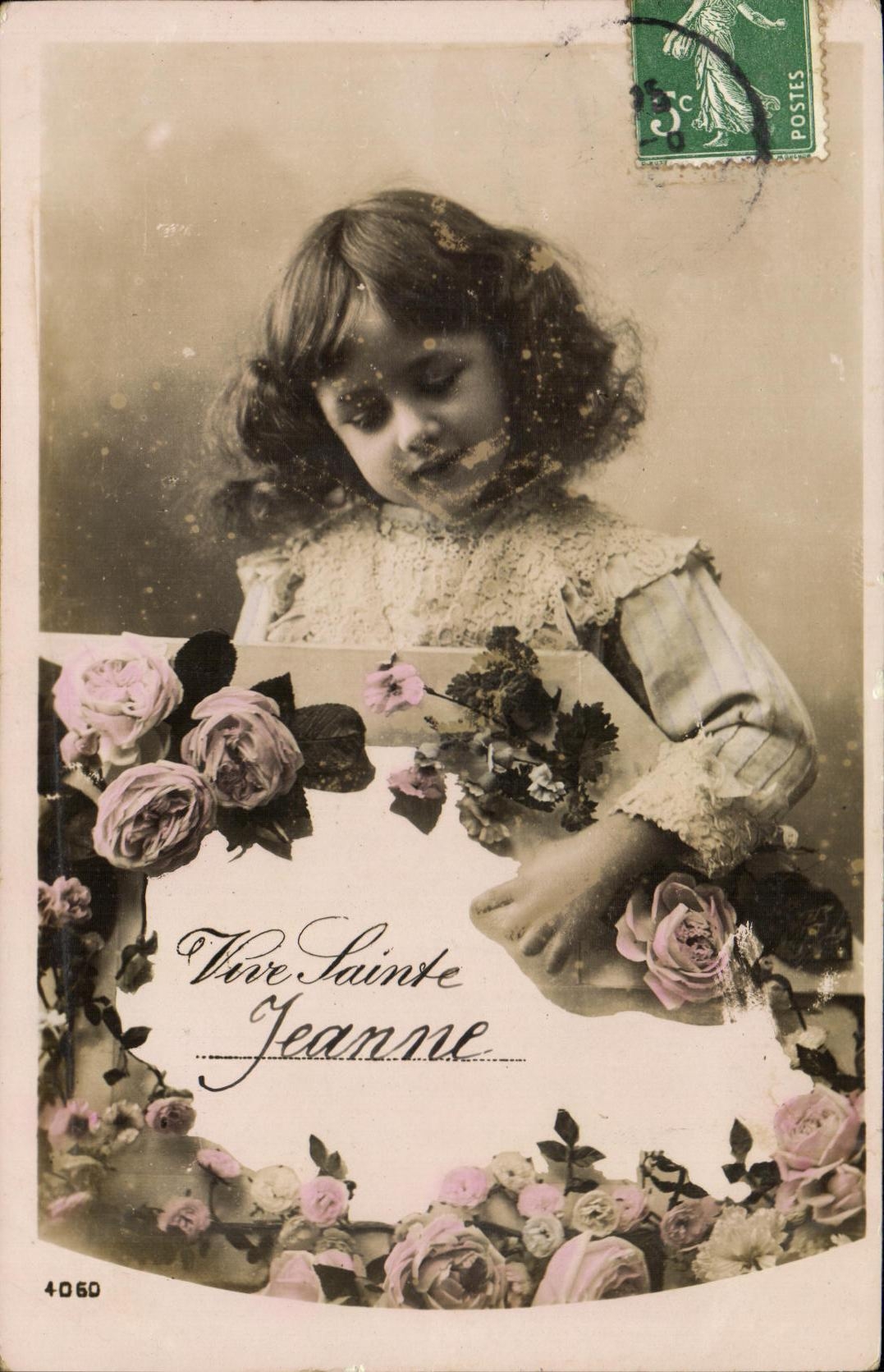 VINTAGE POSTCARD Fantaisie Child Lives co  Jeanne