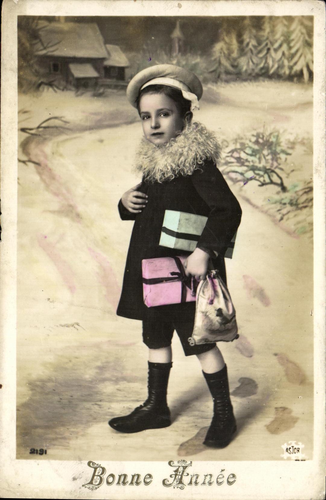 CPA Fantaisie Enfant Bonen annee