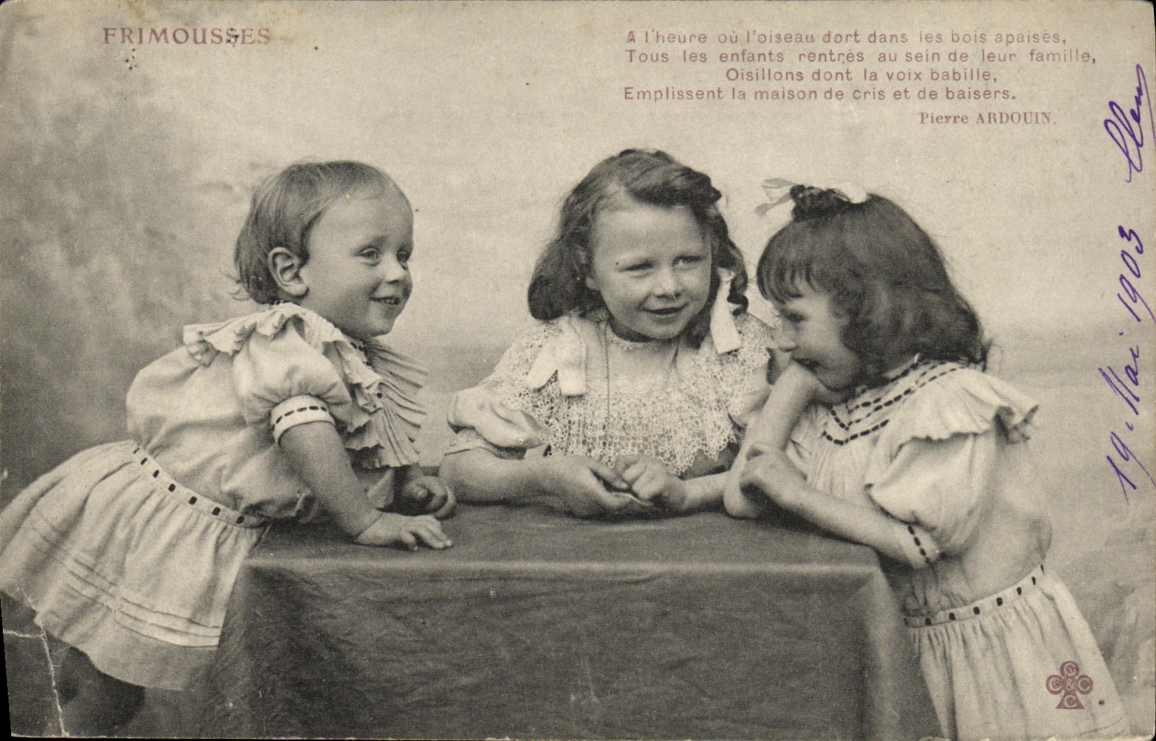 CPA Fantaisie Enfants Frimousses