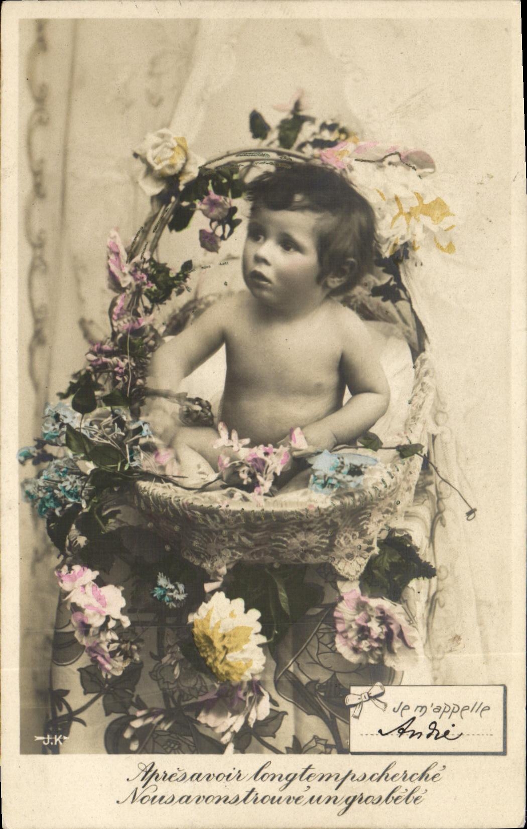 CPA Fantaisie Enfant Bebe Andre