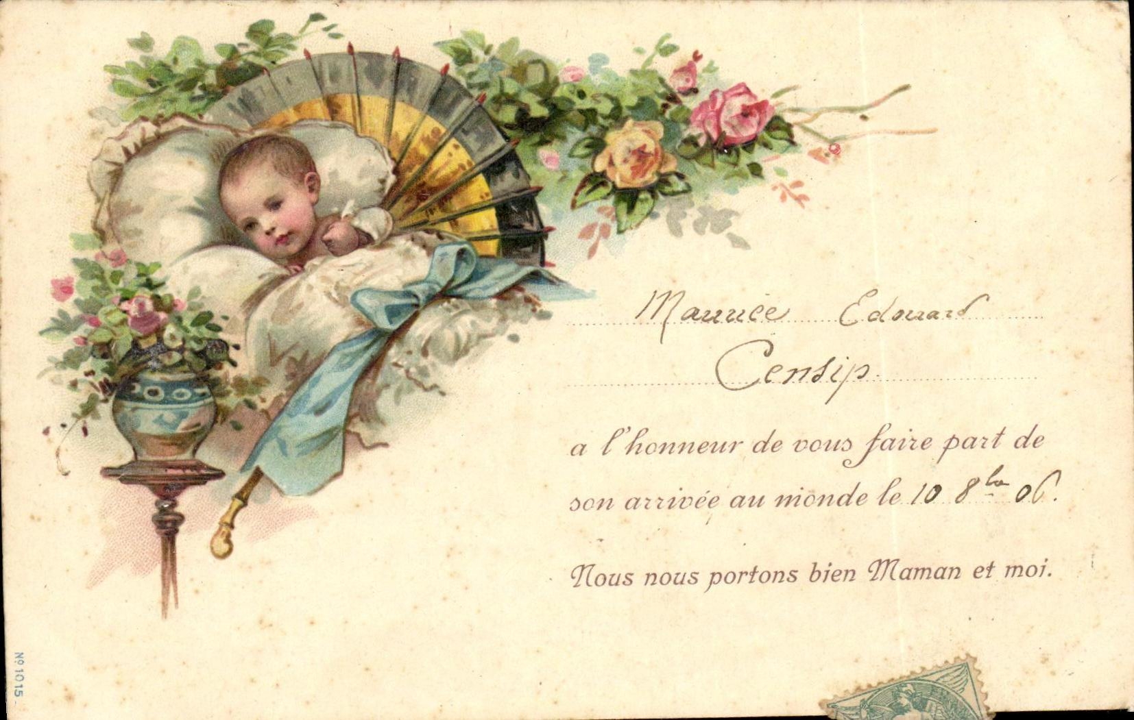VINTAGE POSTCARD Fantasy Child Baby Range
