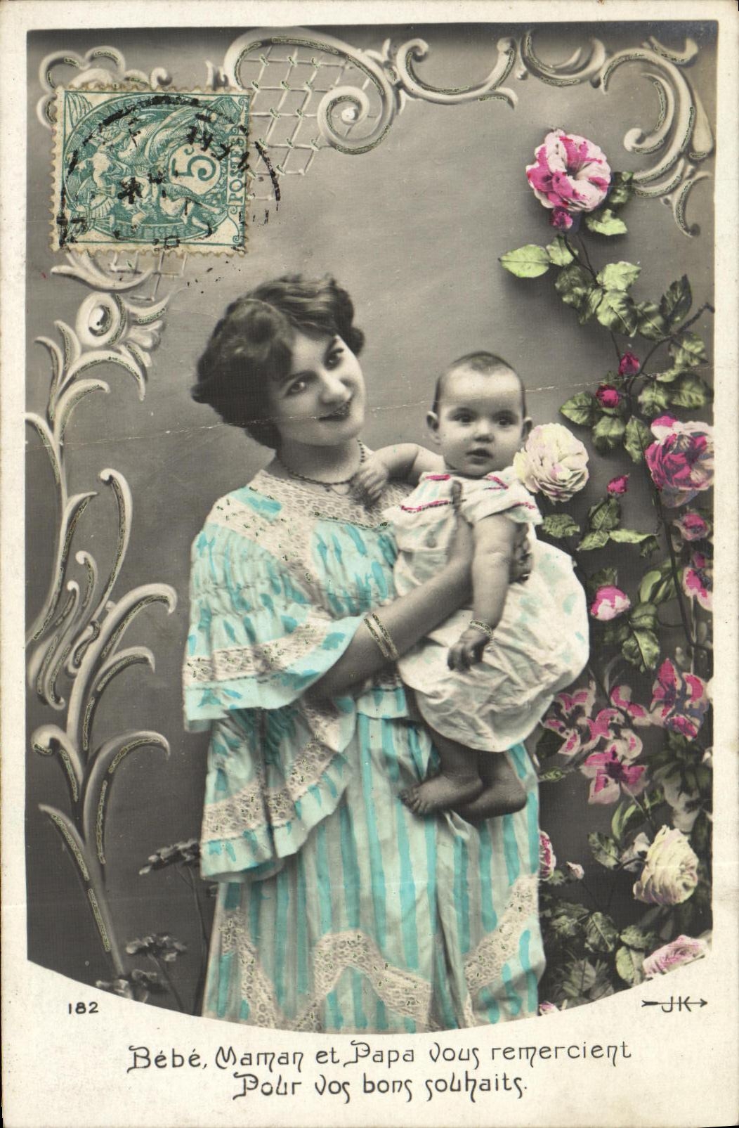 CPA Fantaisie Enfant FEmme Bebe