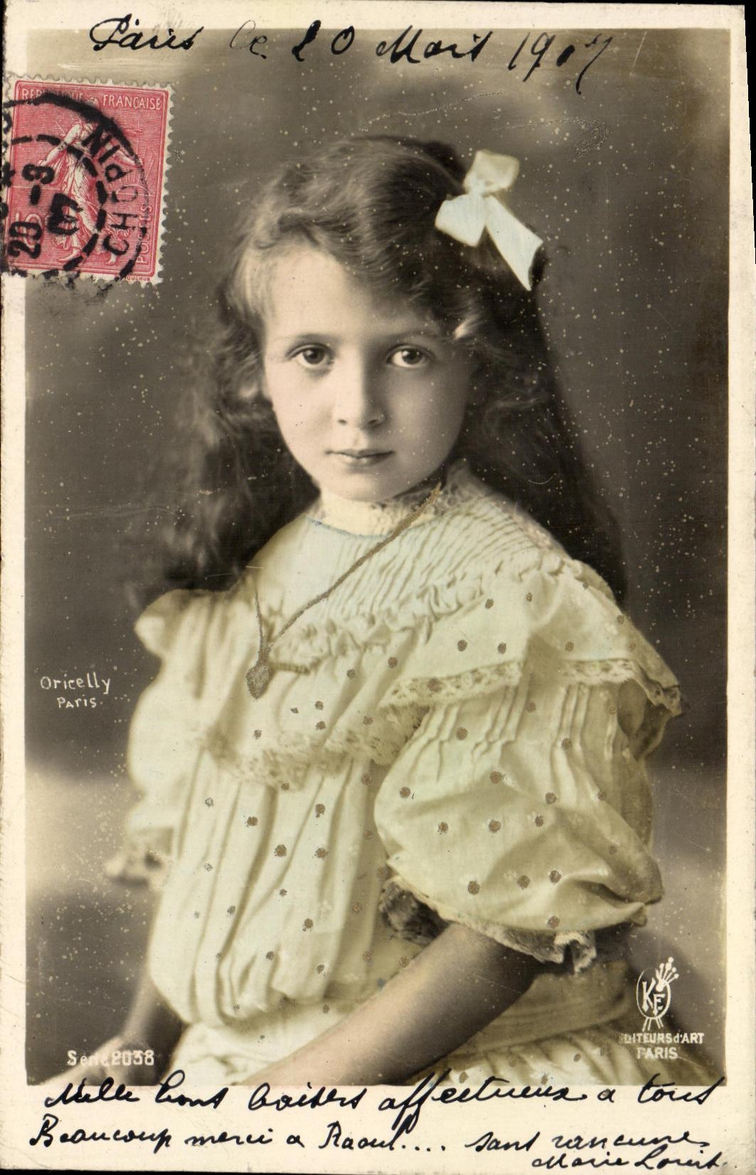 CPA Fantaisie Enfant Oricelly